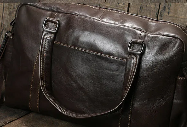 Cool Leather mens Travel bag Duffle Bag Weekender Bag Overnight Bag shoulder bags