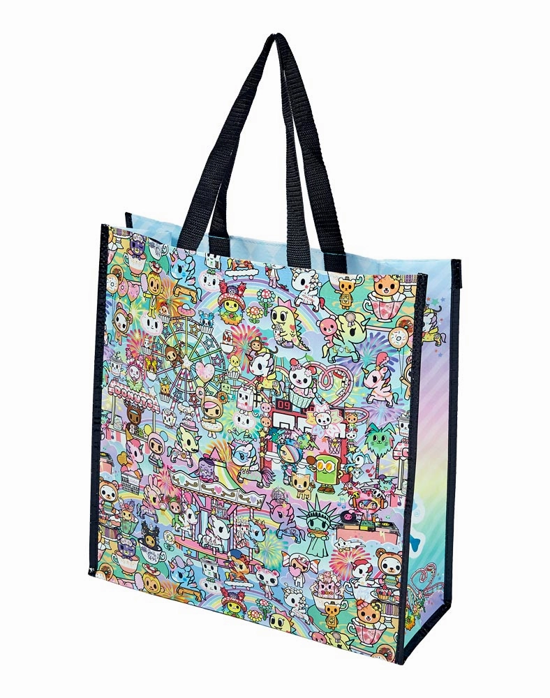 Cotton Candy Carnival Vinyl Tote