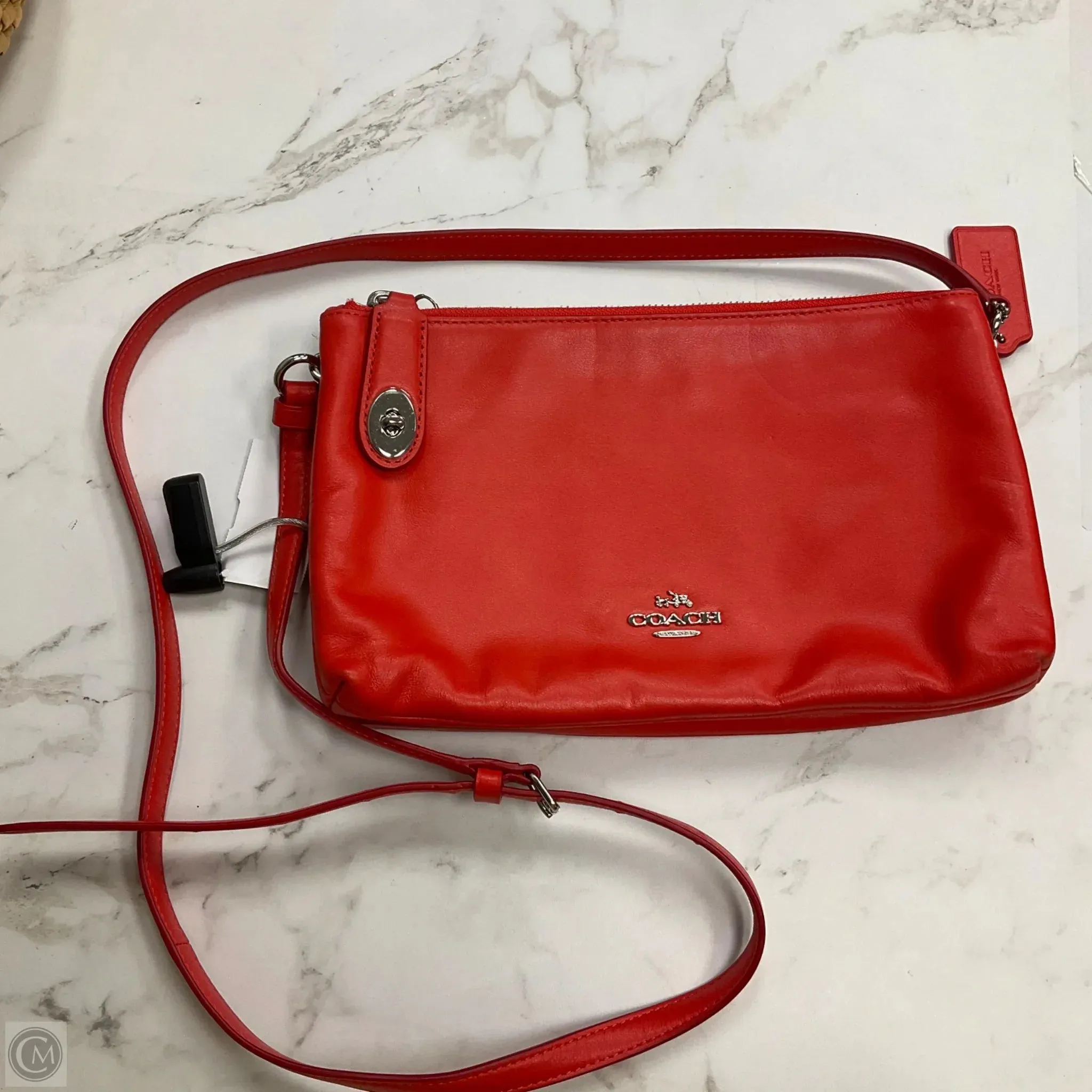 Crossbody Designer By Coach, Size: Medium
