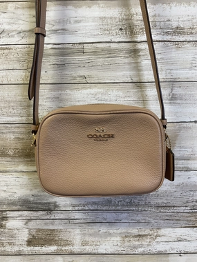Crossbody Designer By Coach In Beige, Size:Small