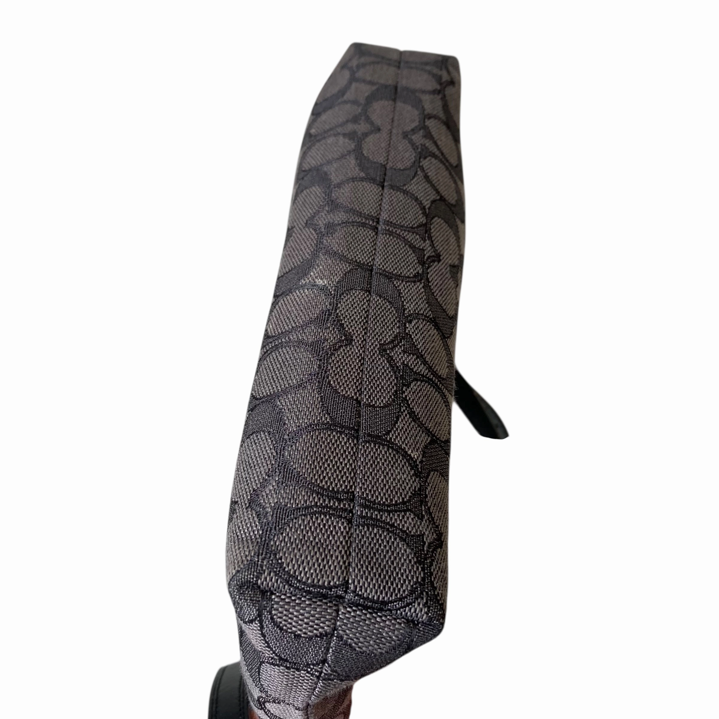 Crossbody Designer By Coach In Black & Grey, Size:Medium