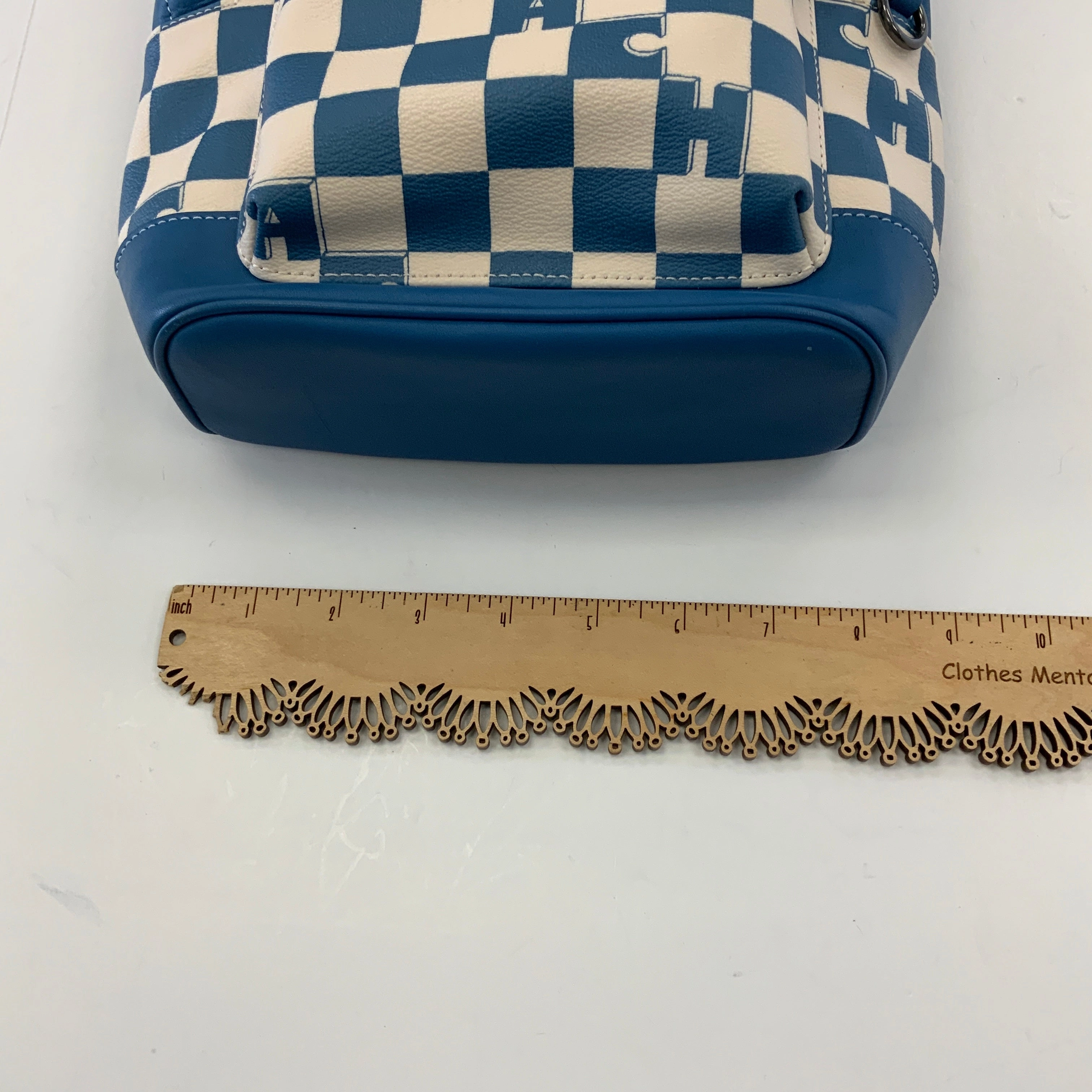 Crossbody Designer By Coach In Blue, Size:Medium