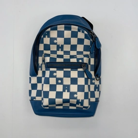 Crossbody Designer By Coach In Blue, Size:Medium