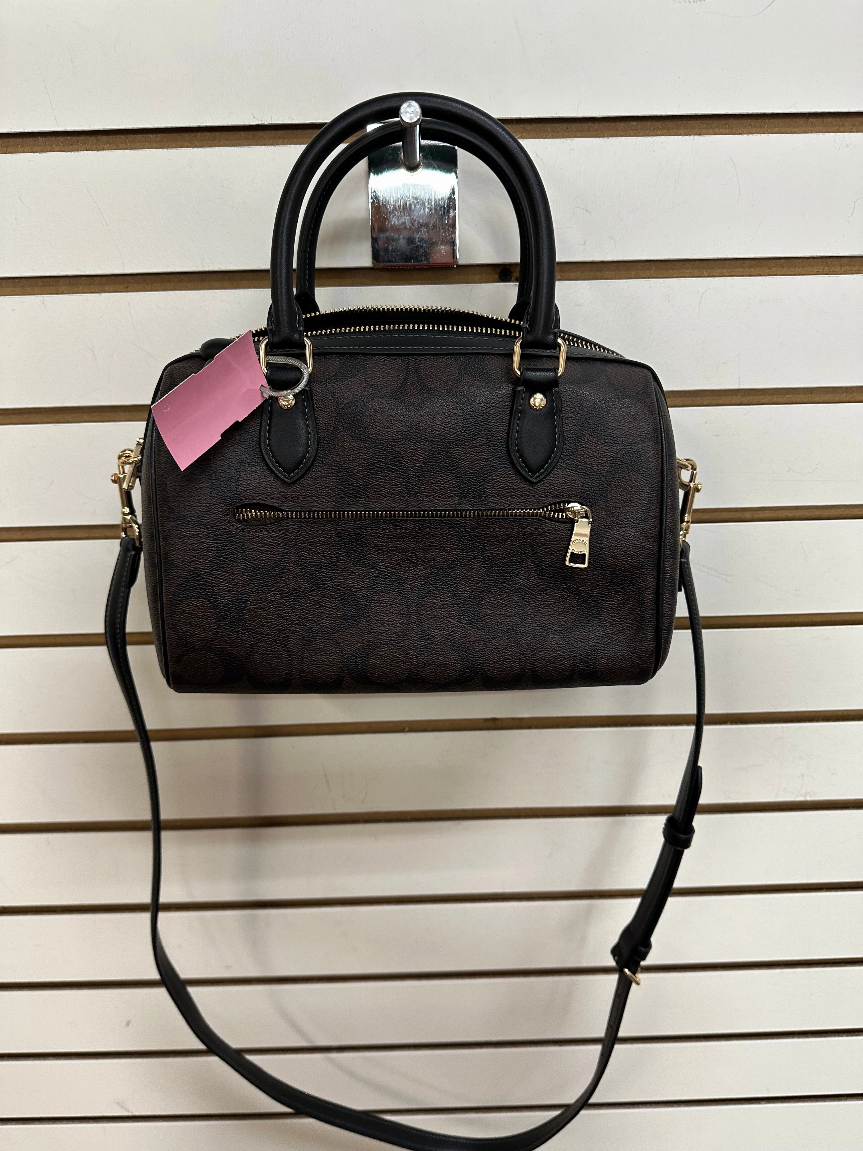 Crossbody Designer By Coach In Brown, Size:Medium
