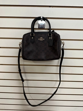 Crossbody Designer By Coach In Brown, Size:Medium