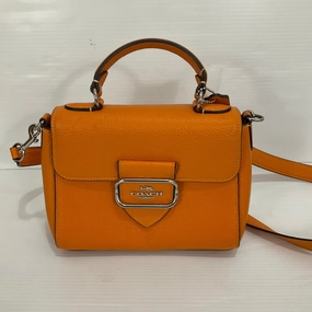 Crossbody Designer By Coach In Orange, Size:Small