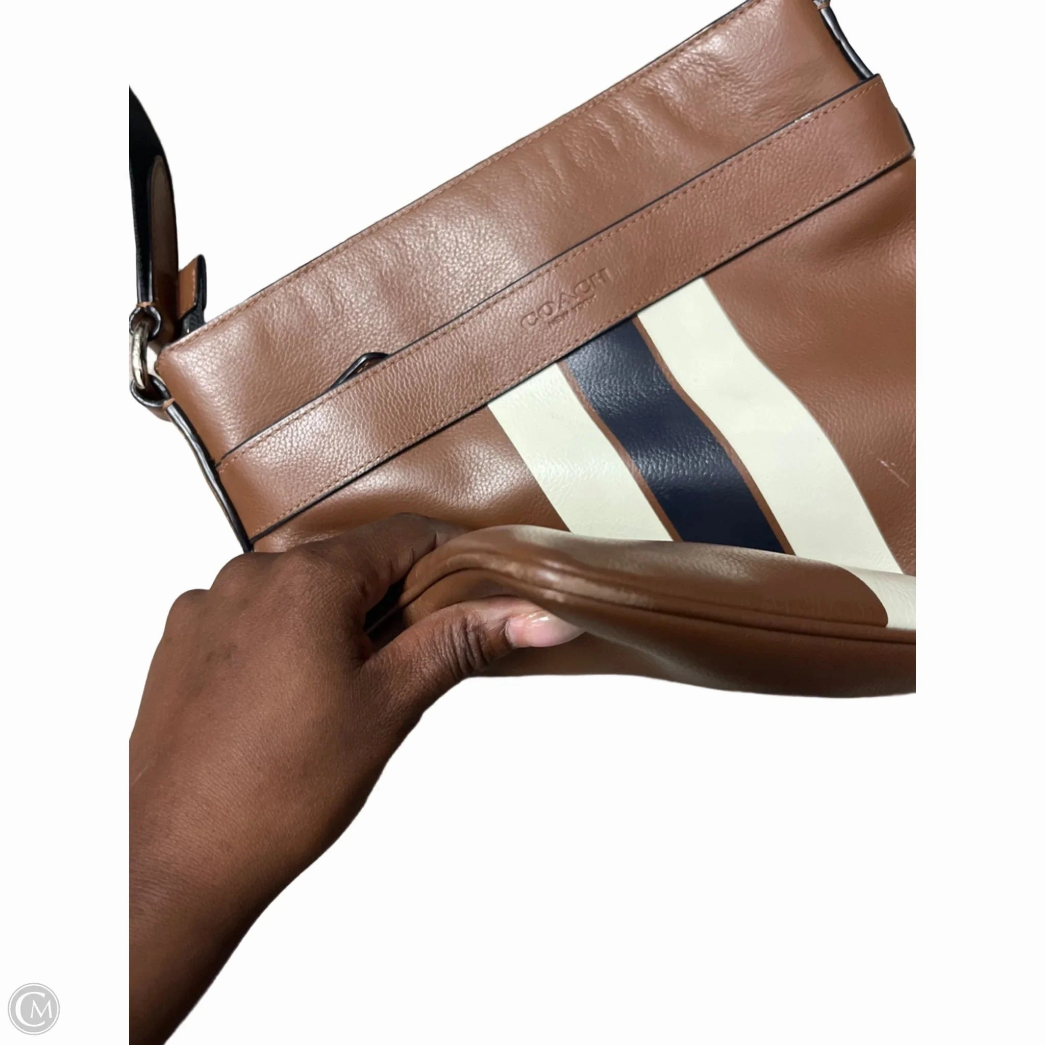 Crossbody Designer By Coach, Size: Large