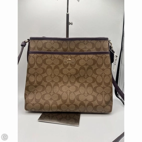 Crossbody Designer By Coach, Size: Large