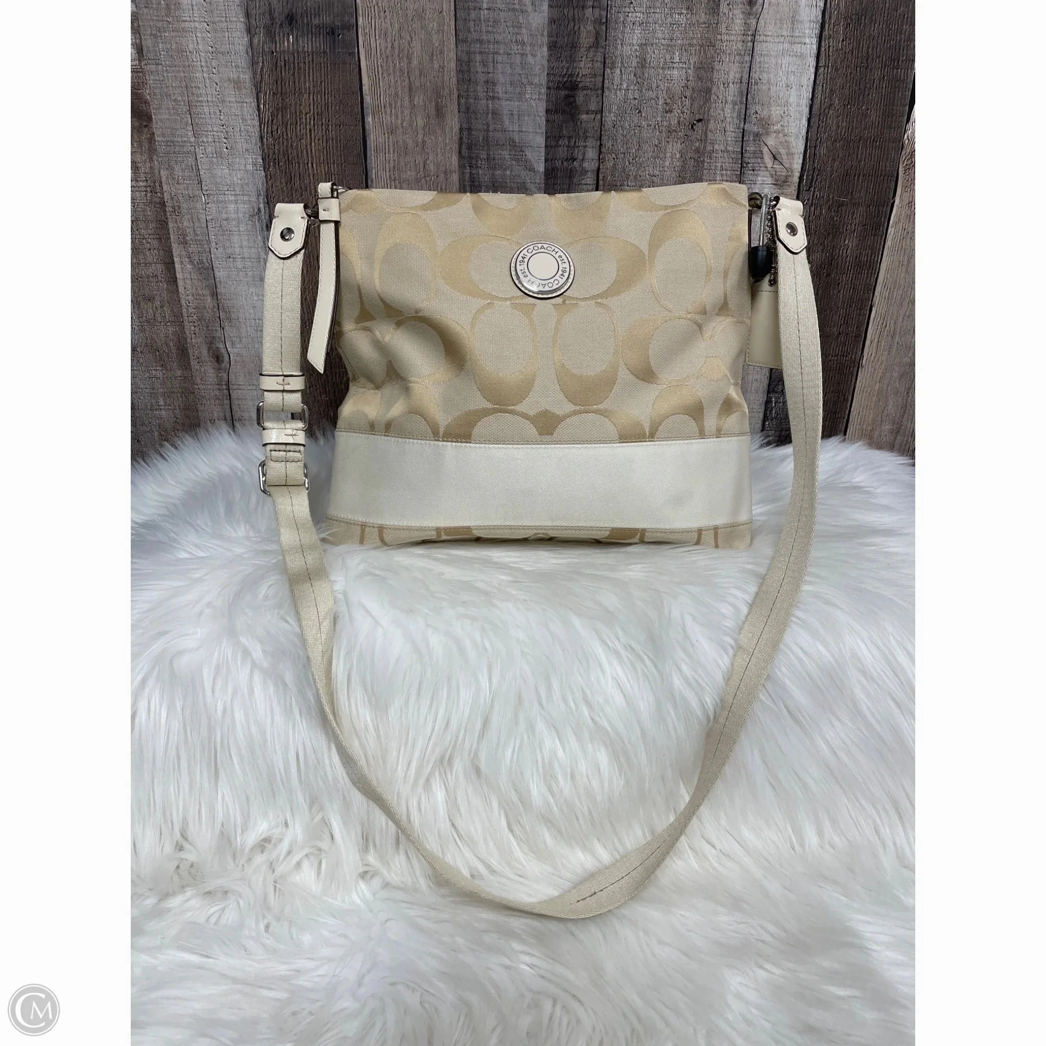 Crossbody Designer By Coach, Size: Large