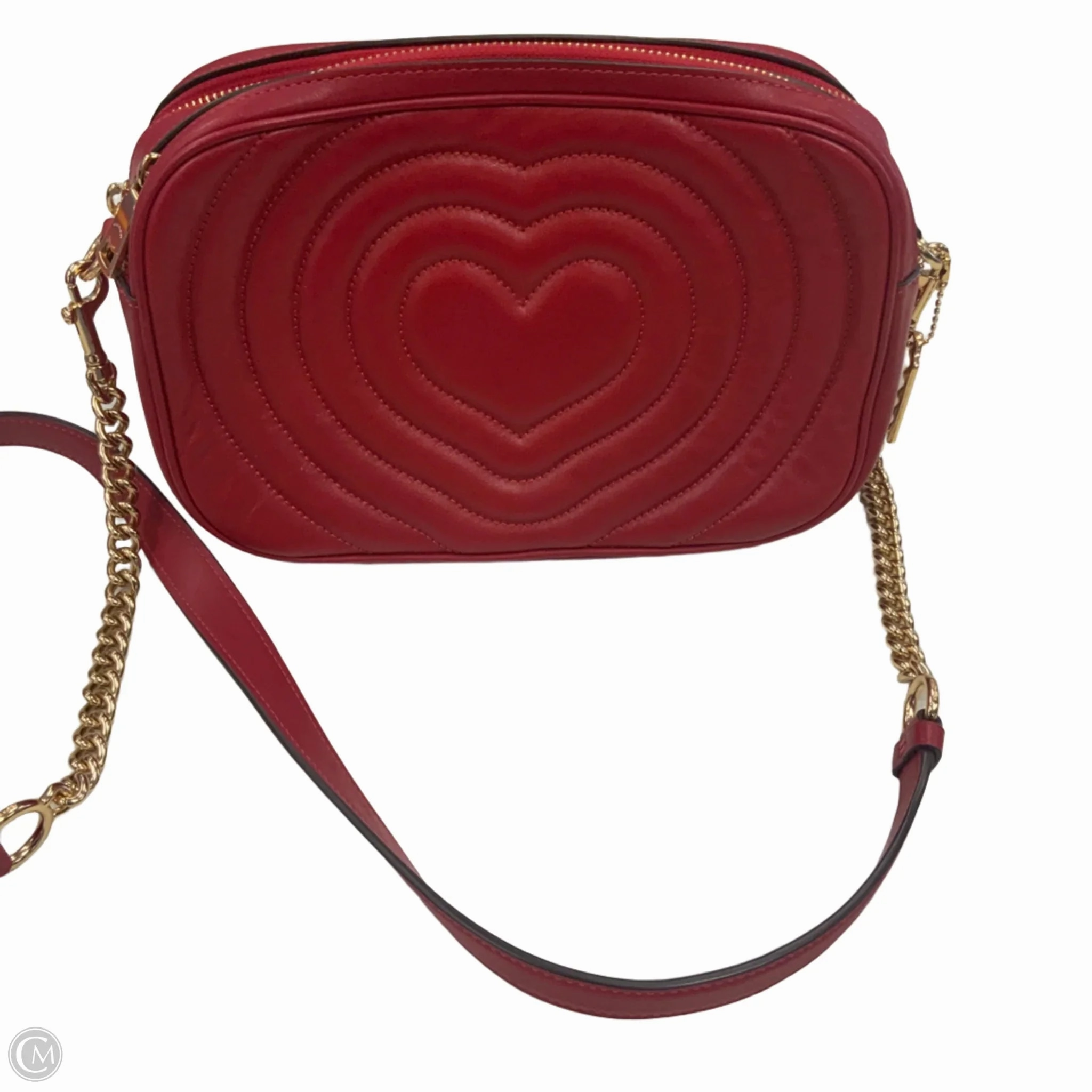 Crossbody Designer By Coach, Size: Medium