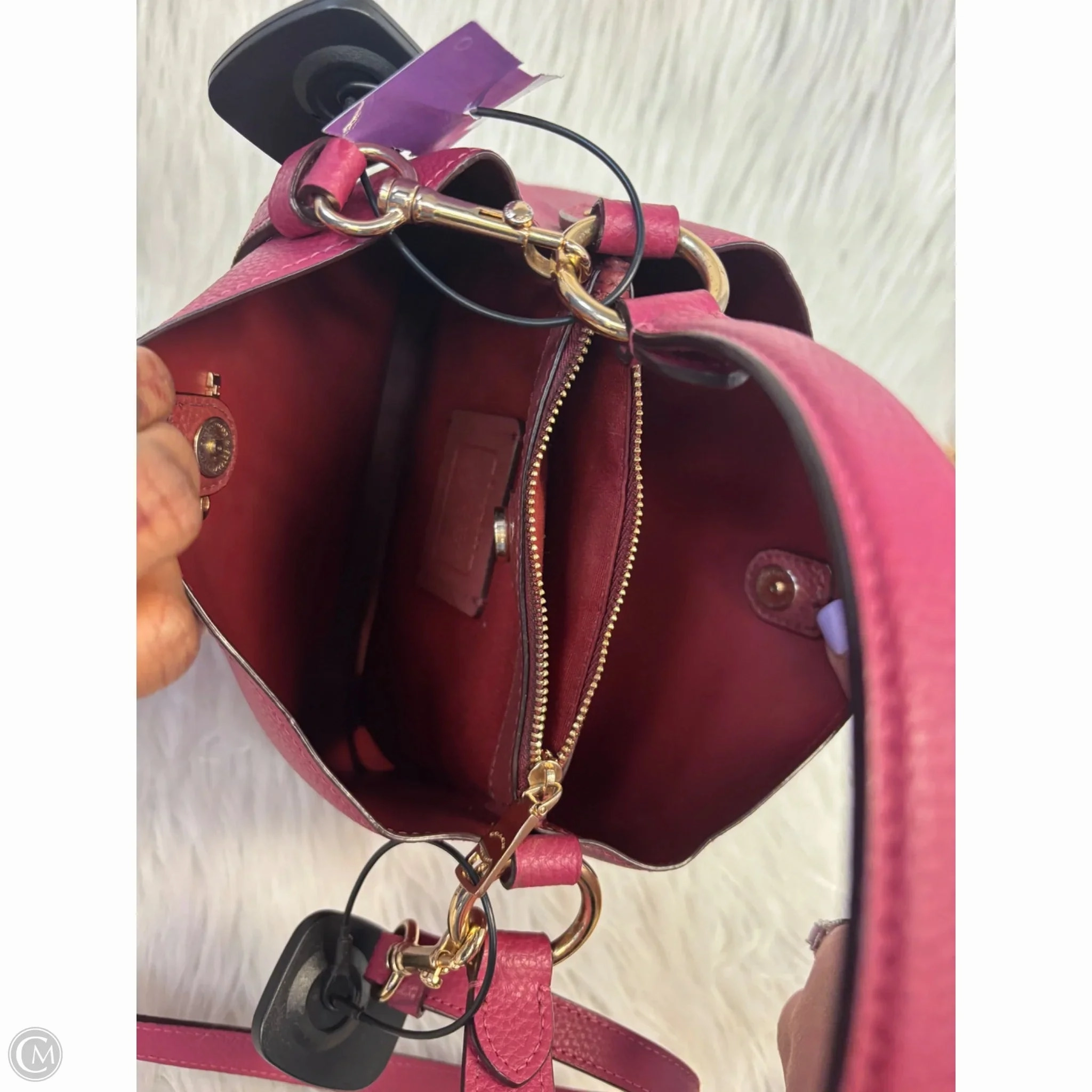 Crossbody Designer By Coach, Size: Medium