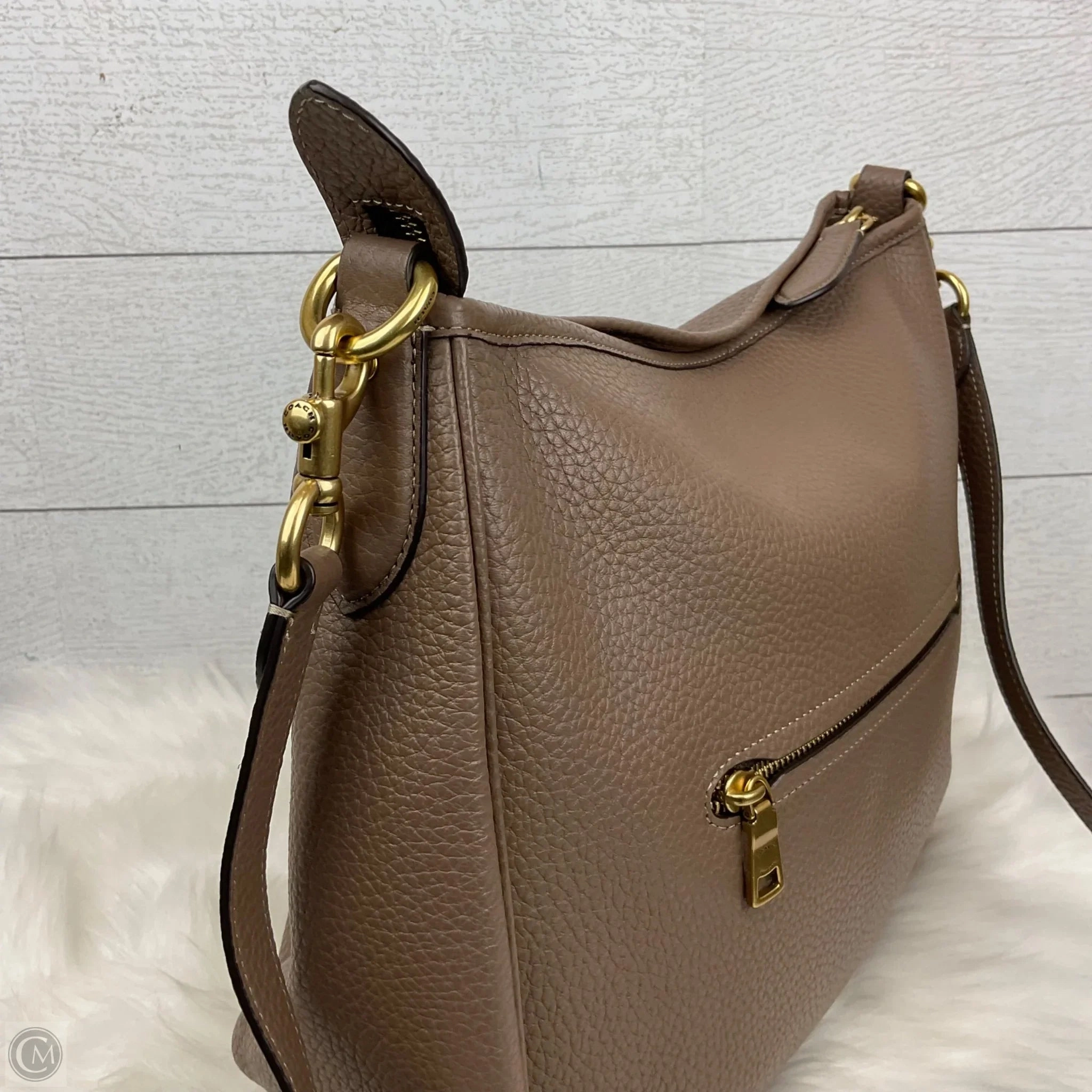 Crossbody Designer By Coach, Size: Medium