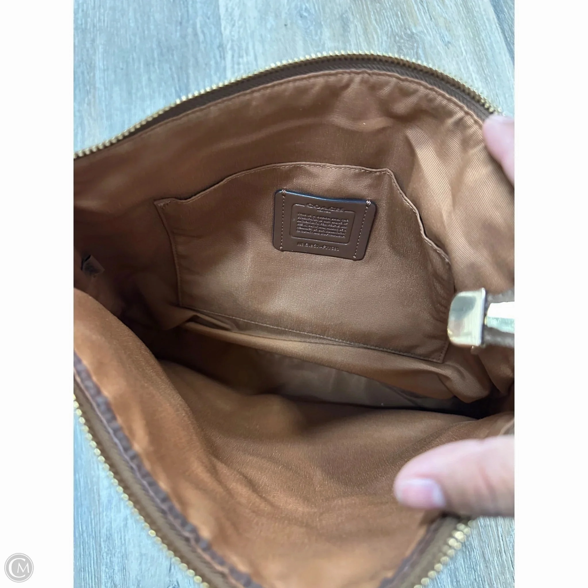 Crossbody Designer By Coach, Size: Medium
