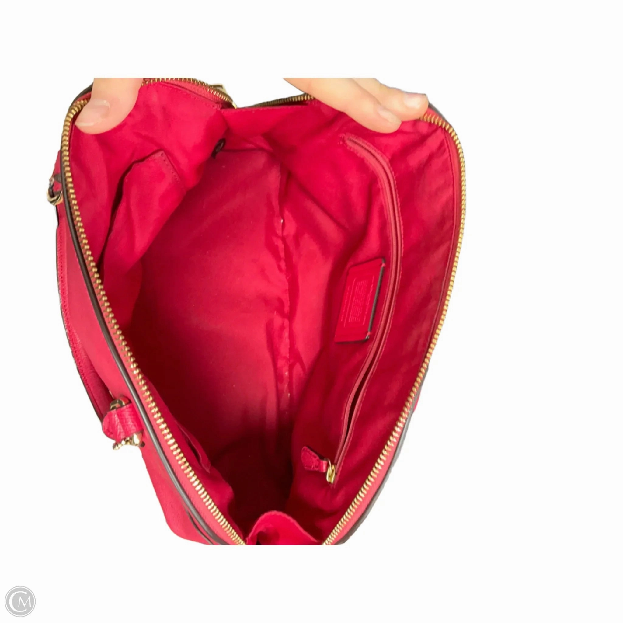 Crossbody Designer By Coach, Size: Medium