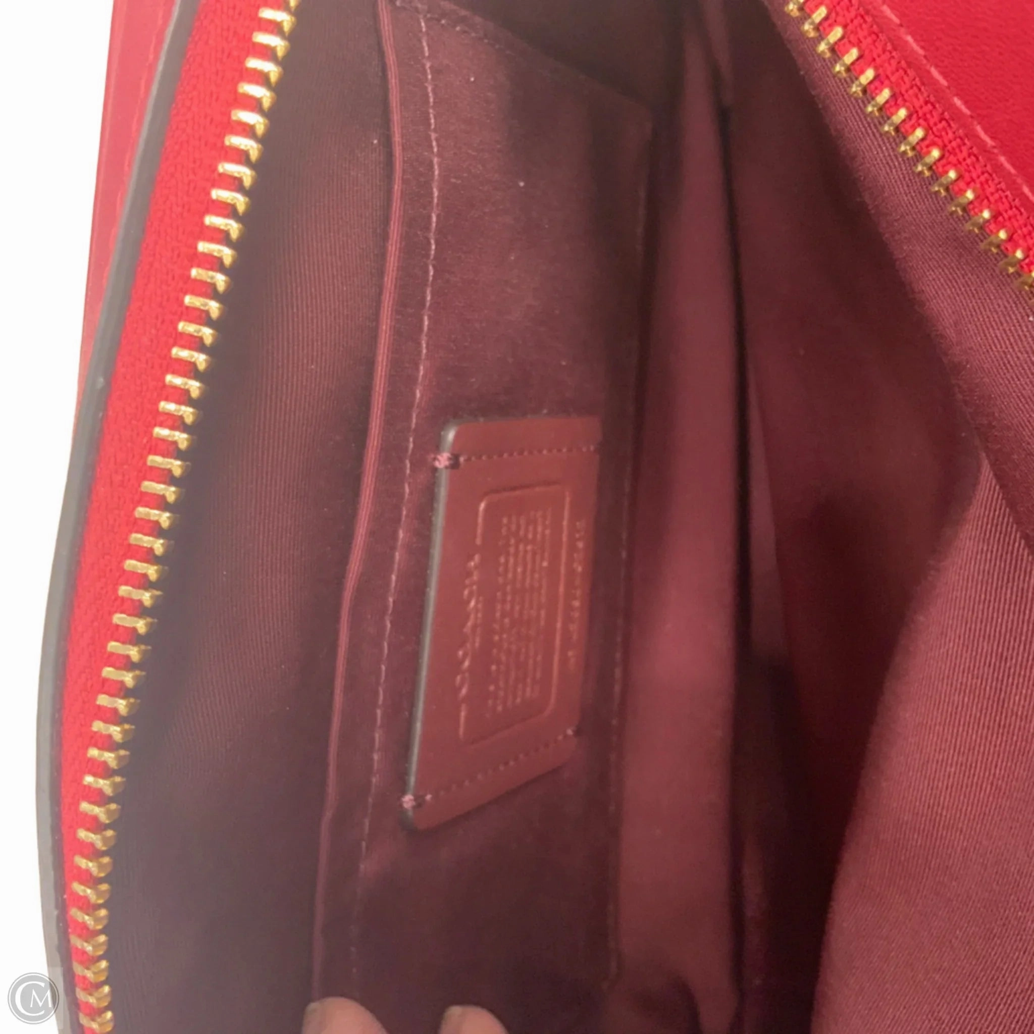Crossbody Designer By Coach, Size: Medium