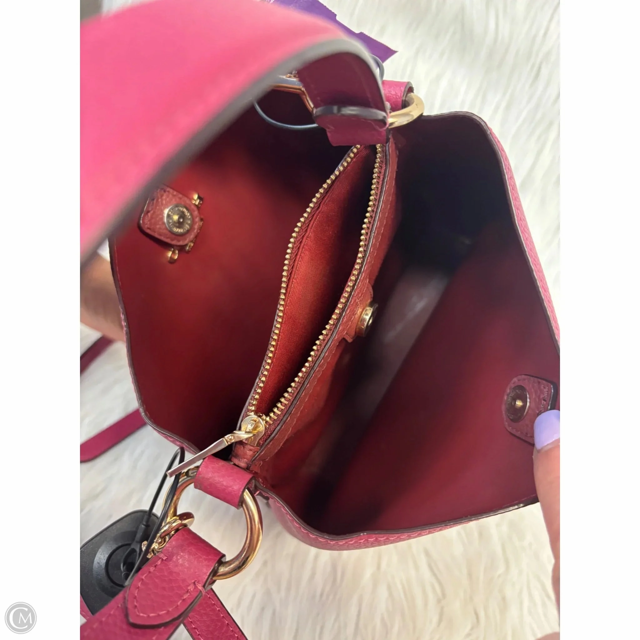 Crossbody Designer By Coach, Size: Medium