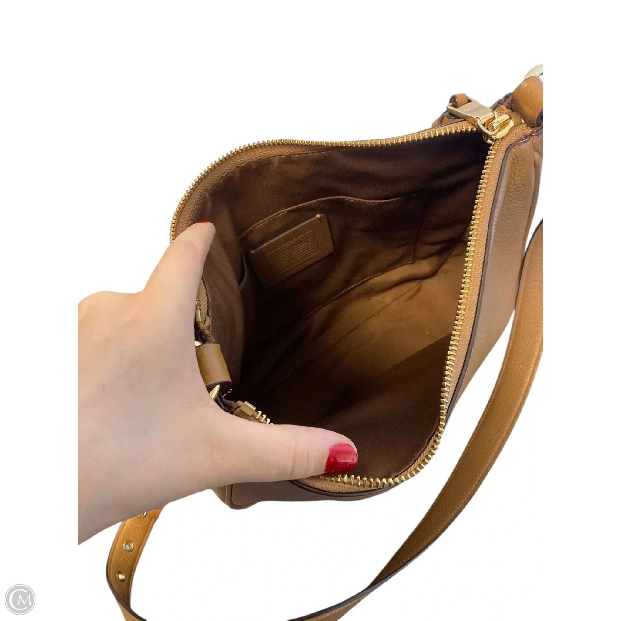 Crossbody Designer By Coach, Size: Medium