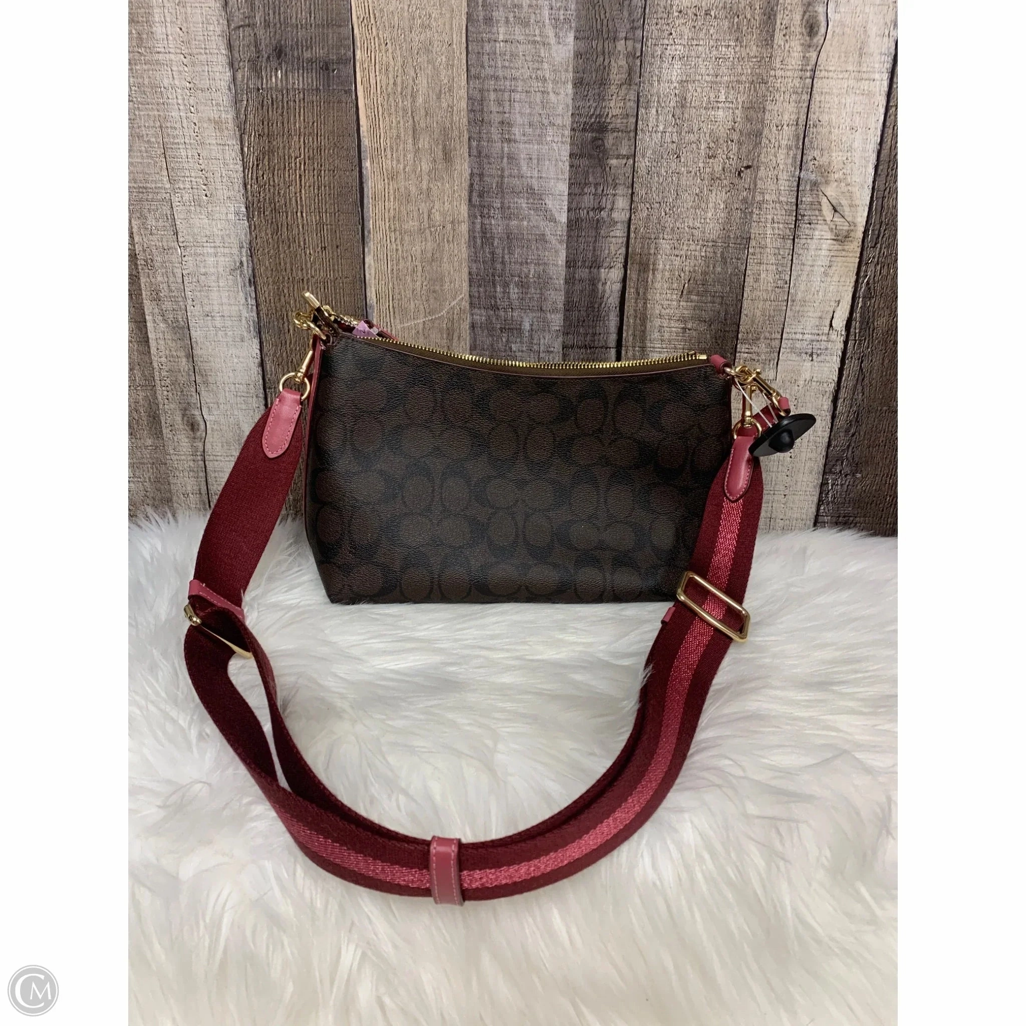 Crossbody Designer By Coach, Size: Medium