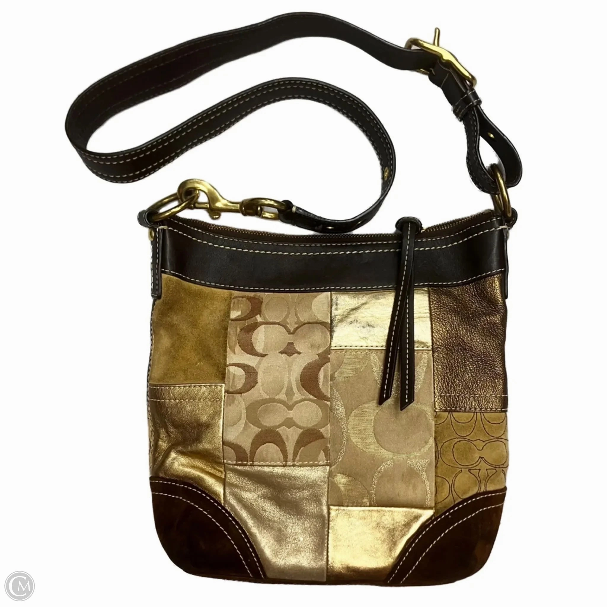 Crossbody Designer By Coach, Size: Medium