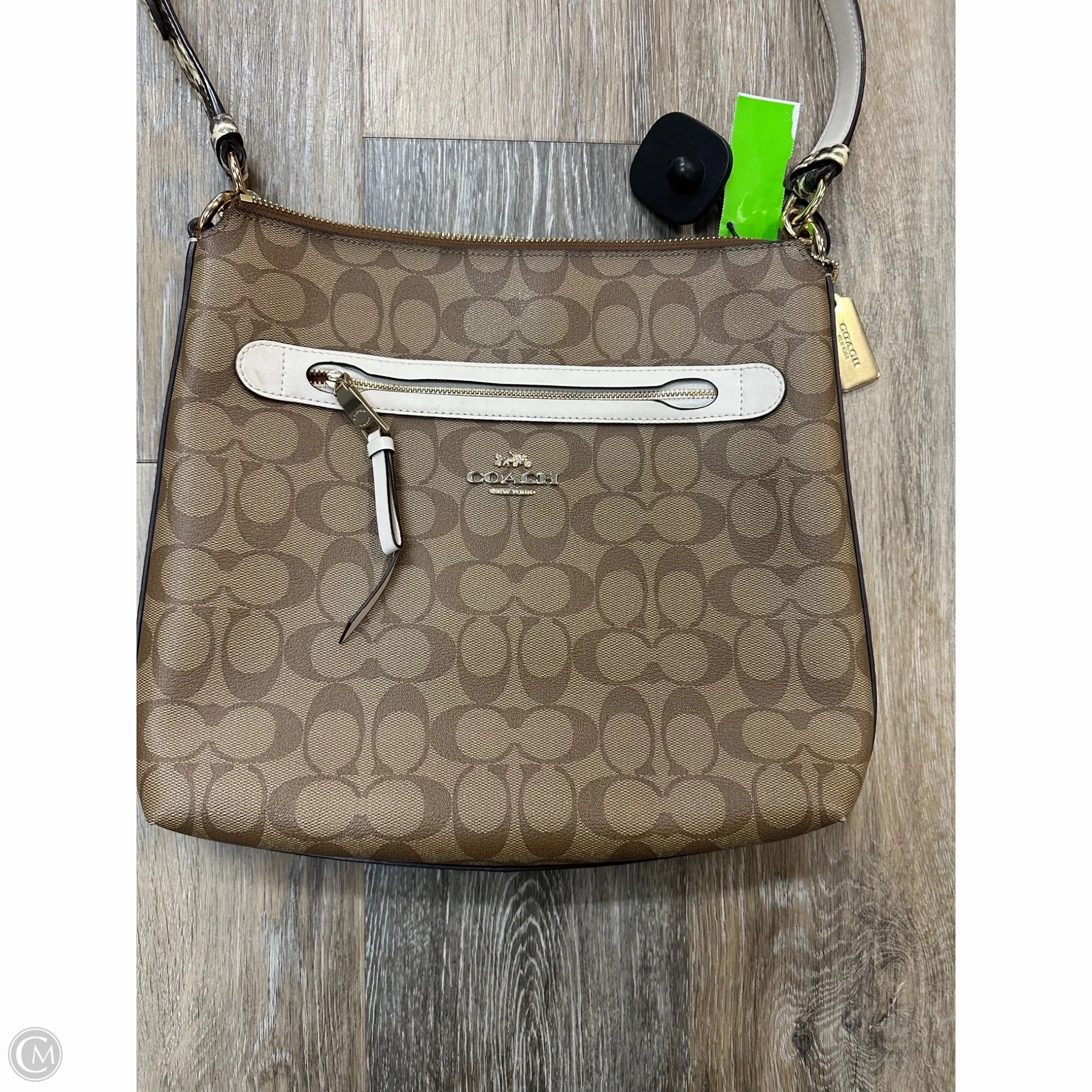 Crossbody Designer By Coach, Size: Medium