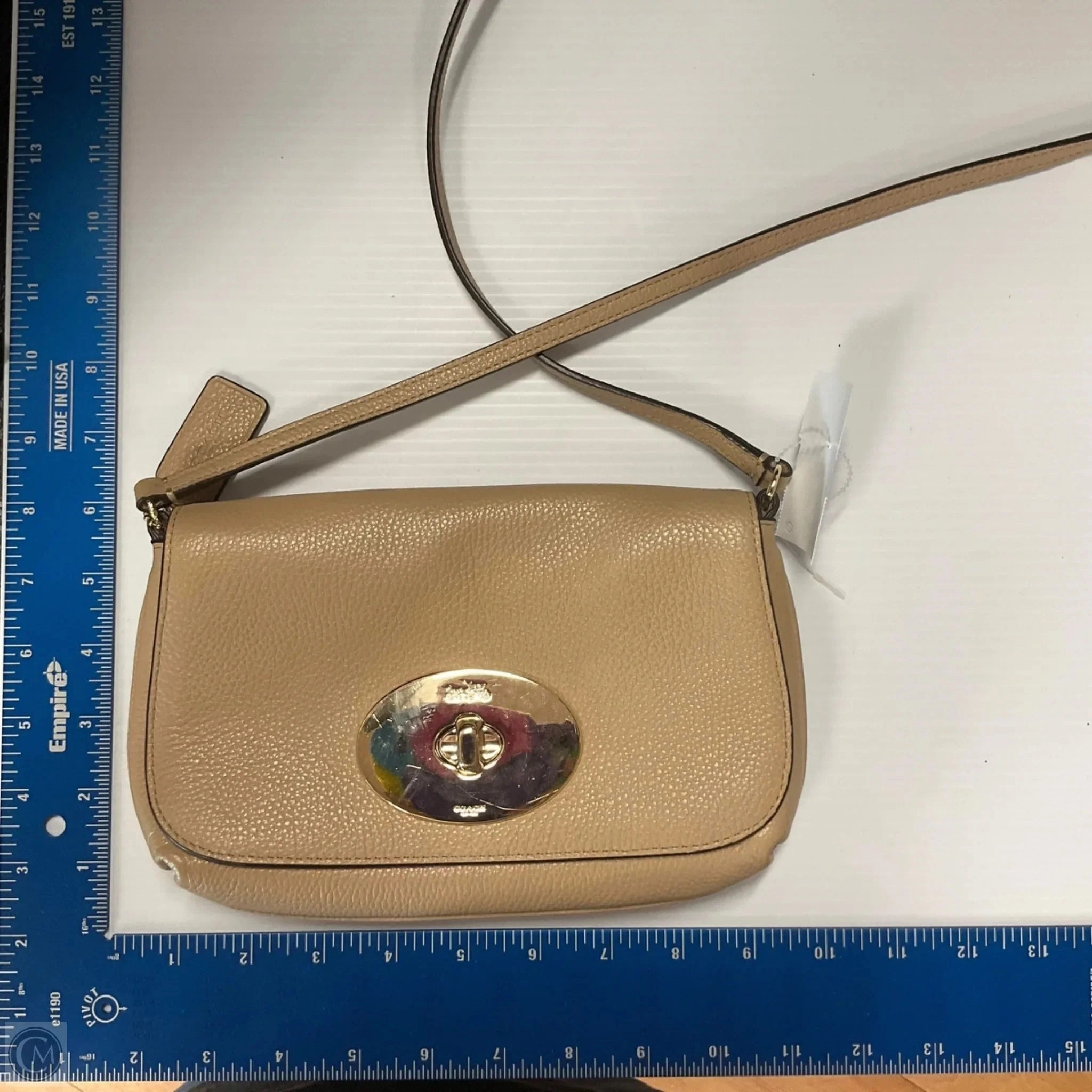 Crossbody Designer By Coach, Size: Small