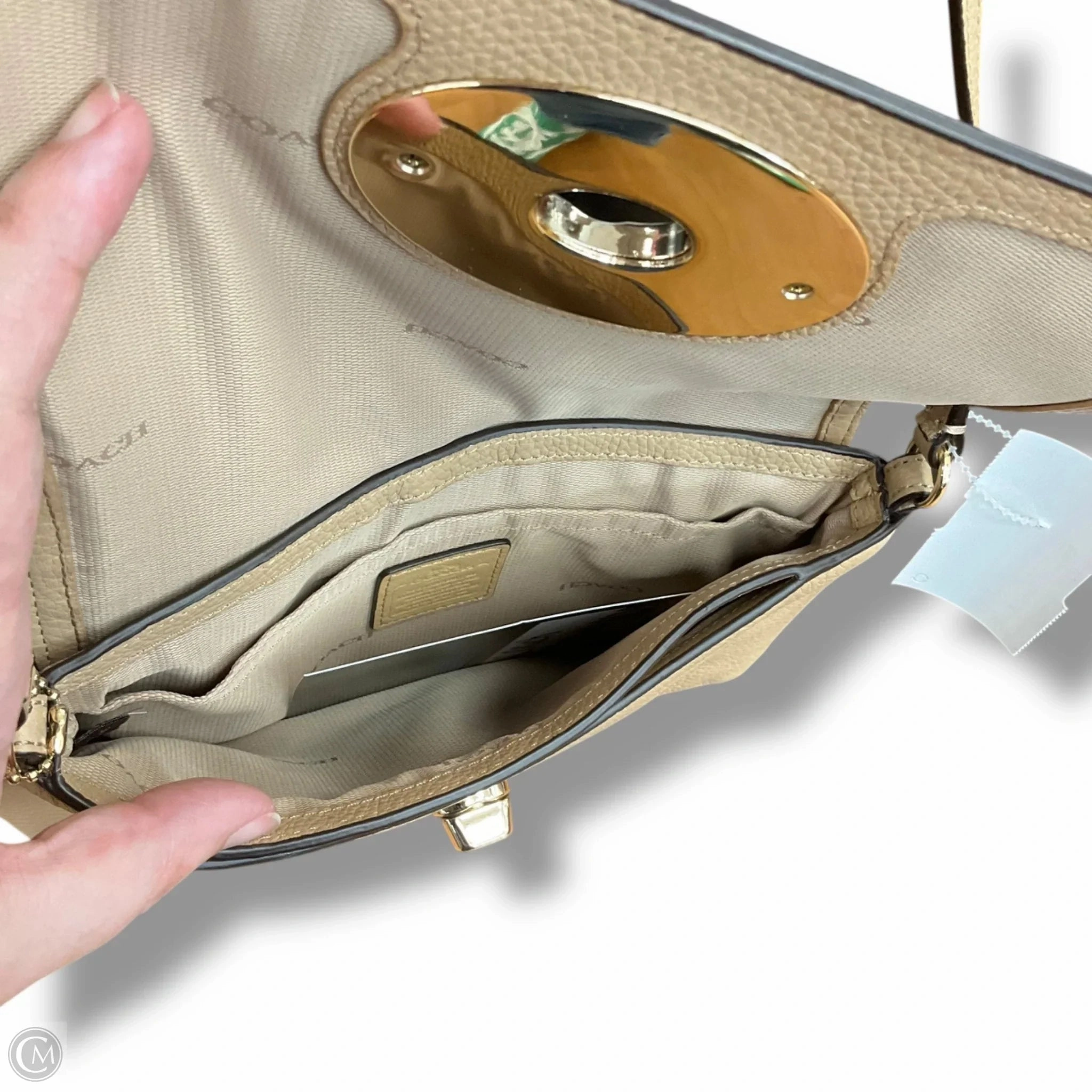 Crossbody Designer By Coach, Size: Small