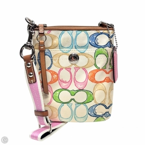 Crossbody Designer By Coach, Size: Small
