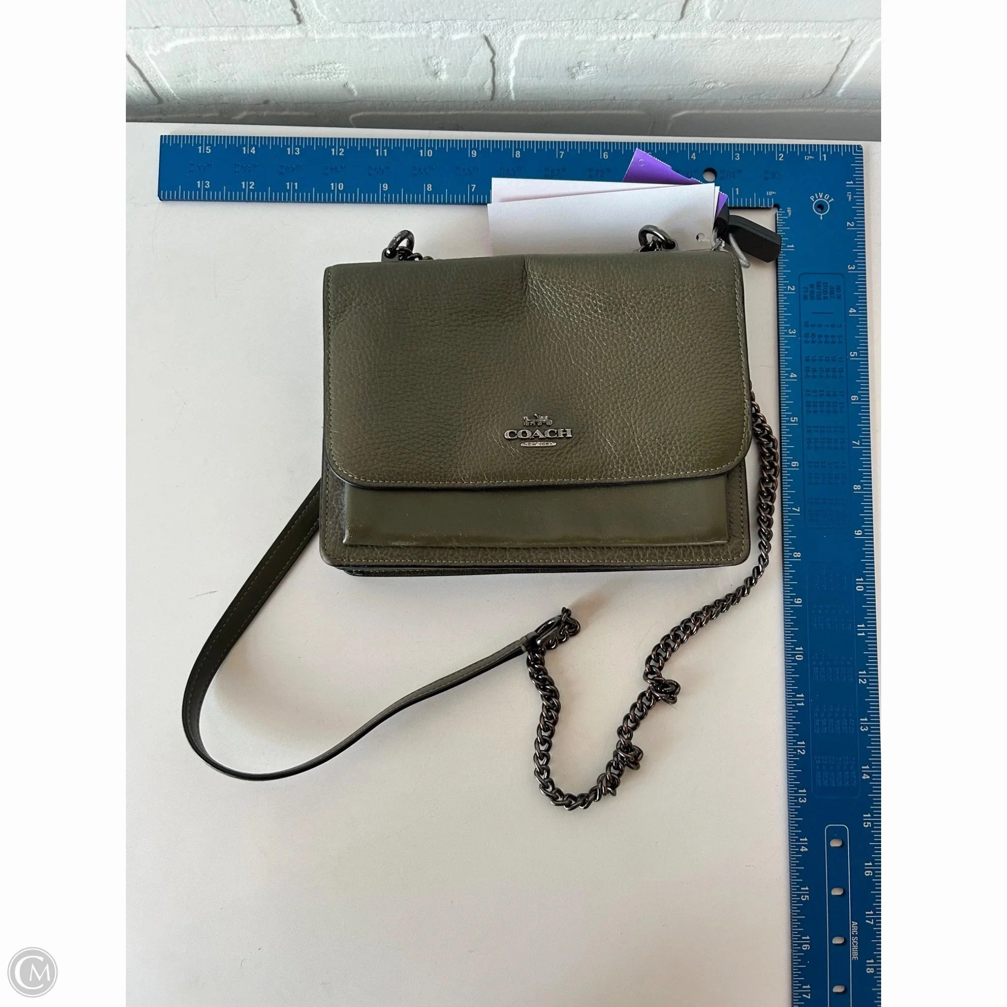 Crossbody Designer By Coach, Size: Small