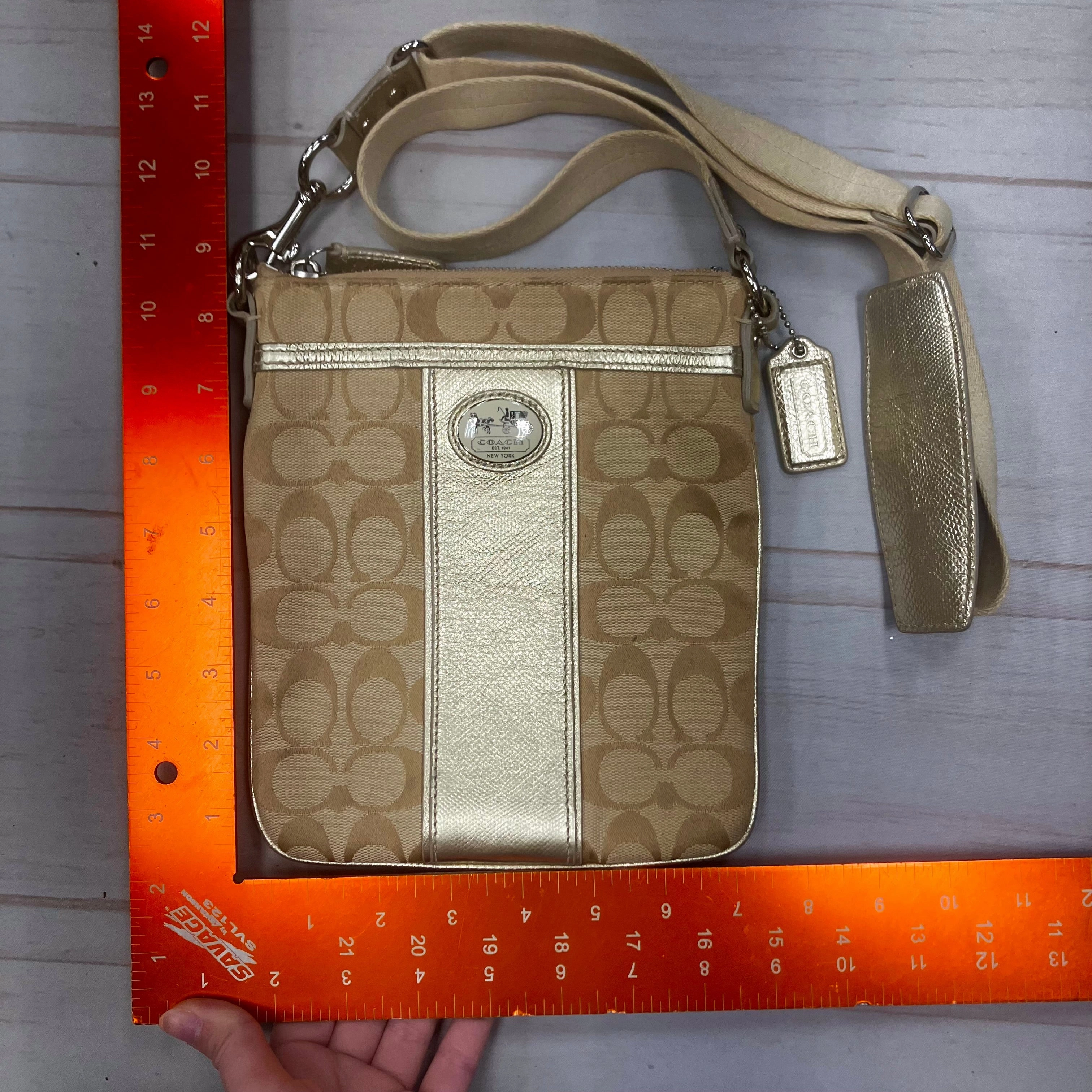 Crossbody Designer By Coach, Size: Small