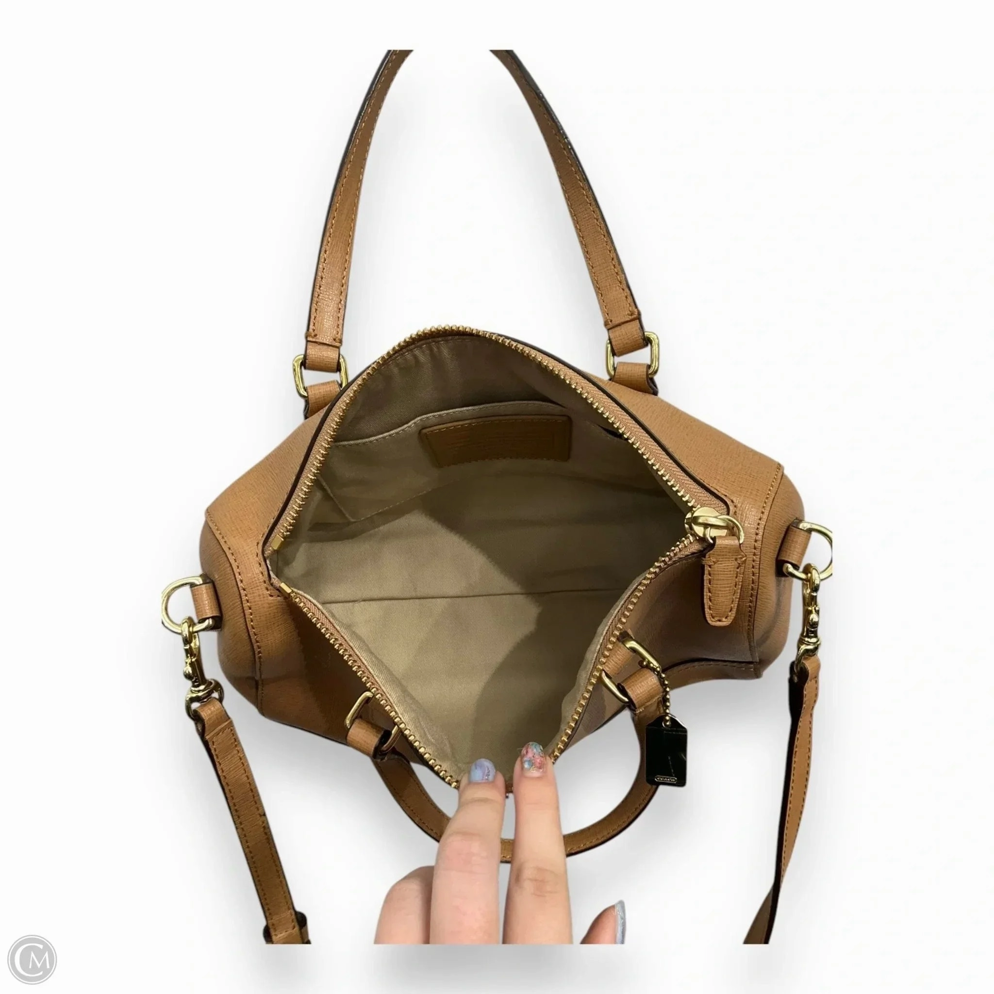 Crossbody Designer By Coach, Size: Small