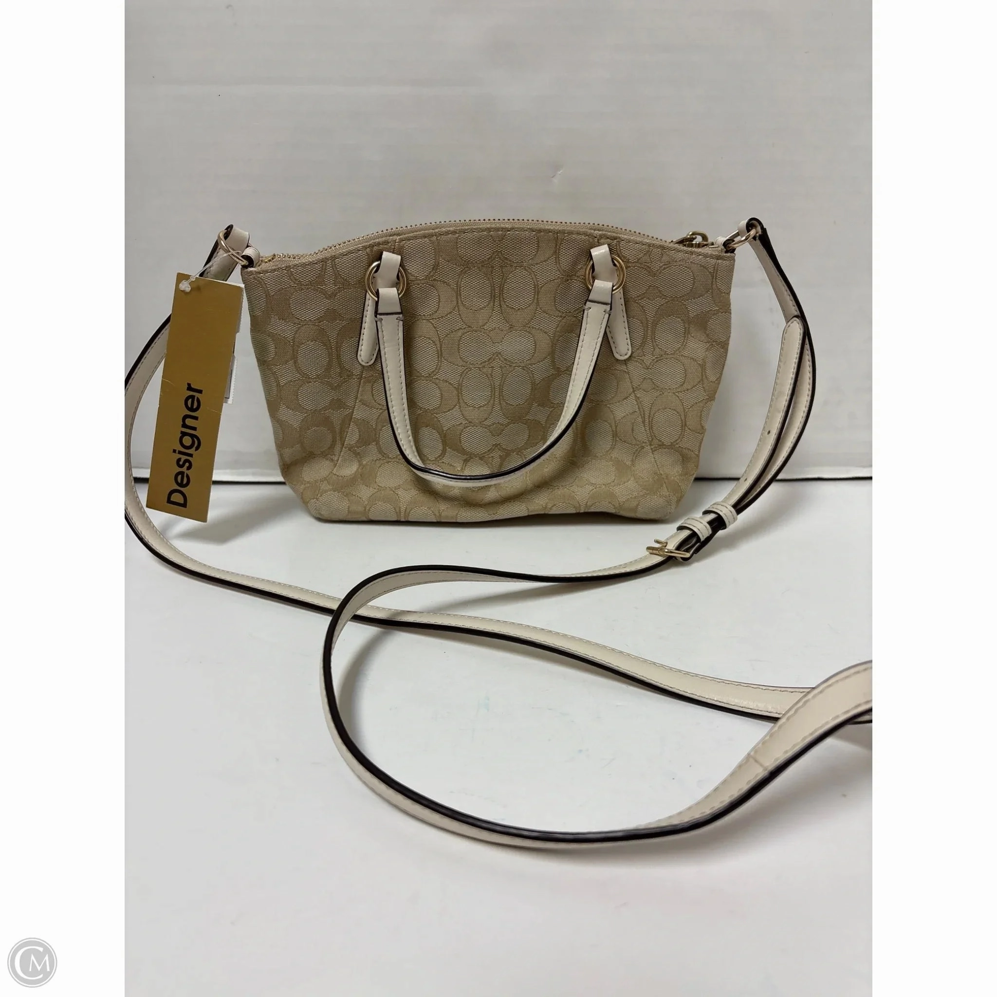 Crossbody Designer By Coach, Size: Small