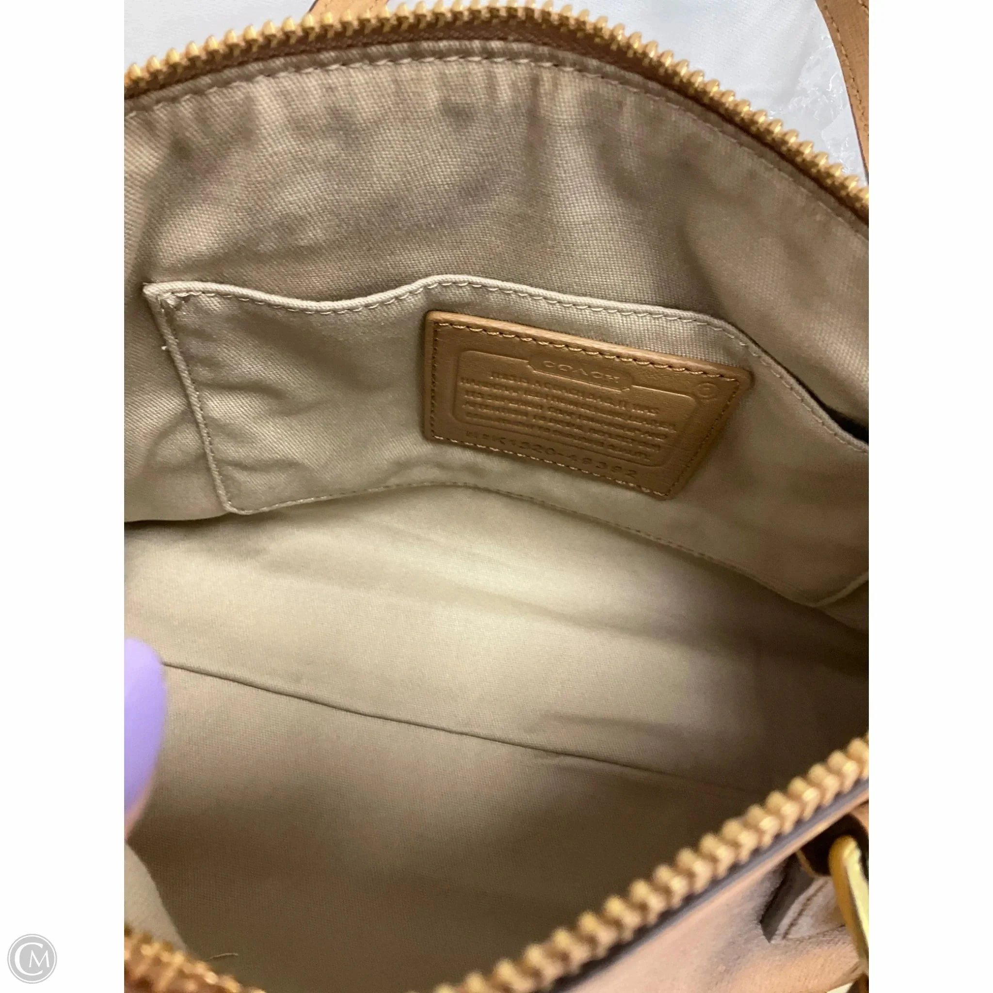 Crossbody Designer By Coach, Size: Small