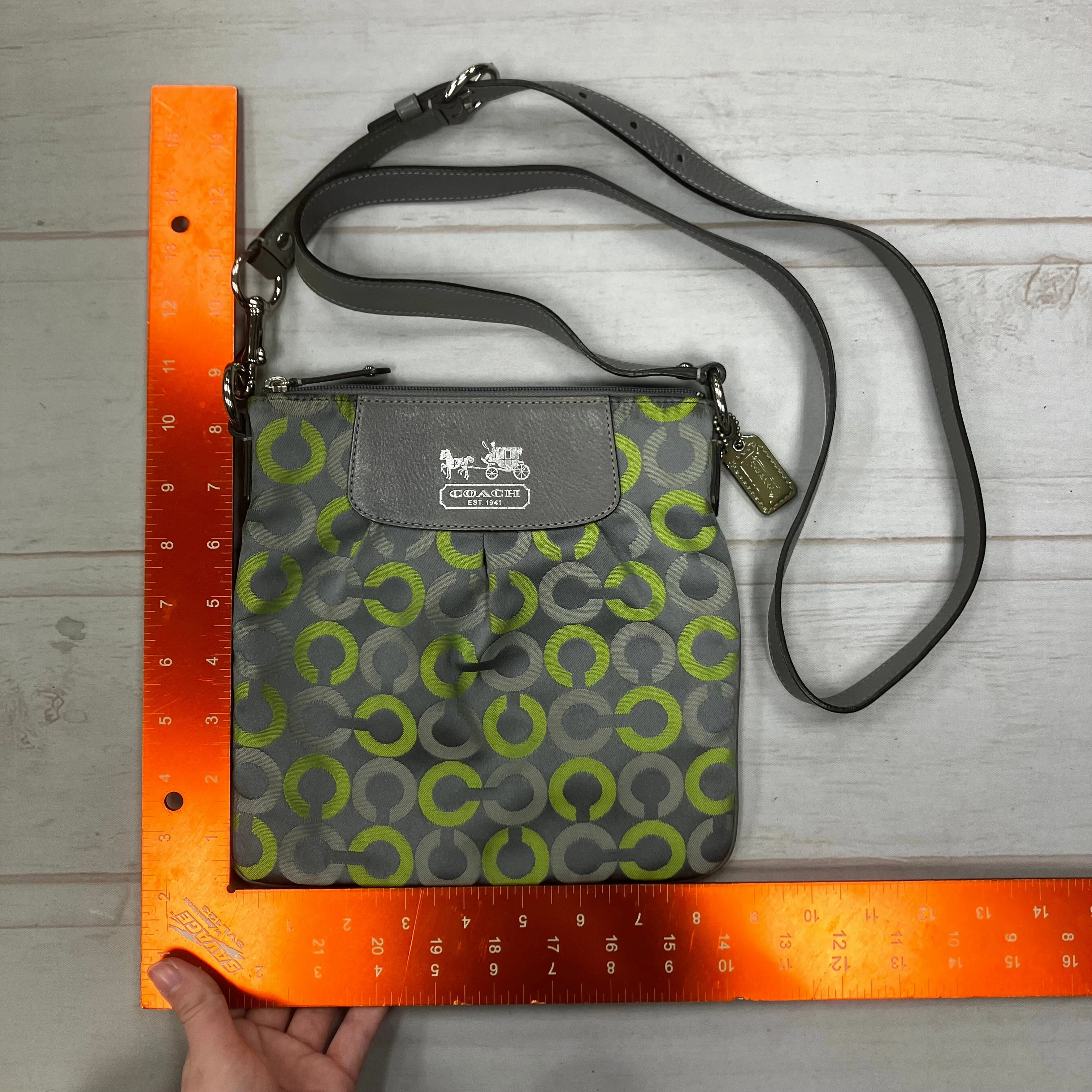 Crossbody Designer By Coach, Size: Small
