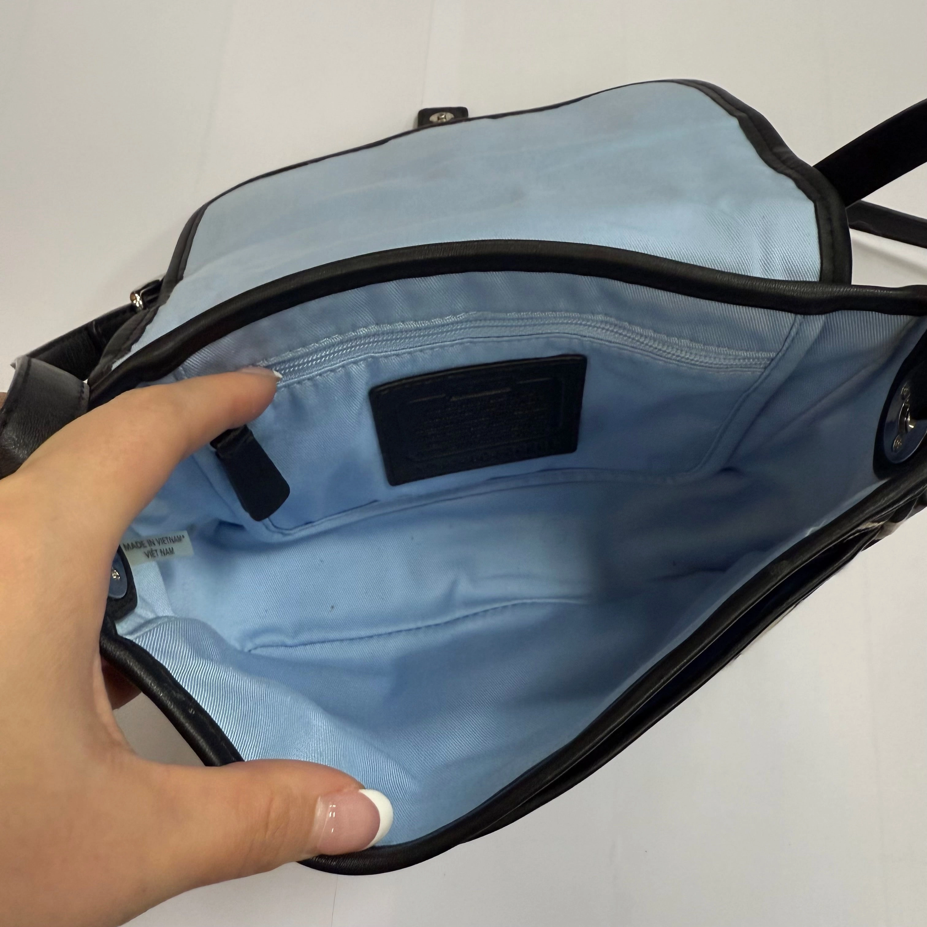Crossbody Designer By Coach, Size: Small