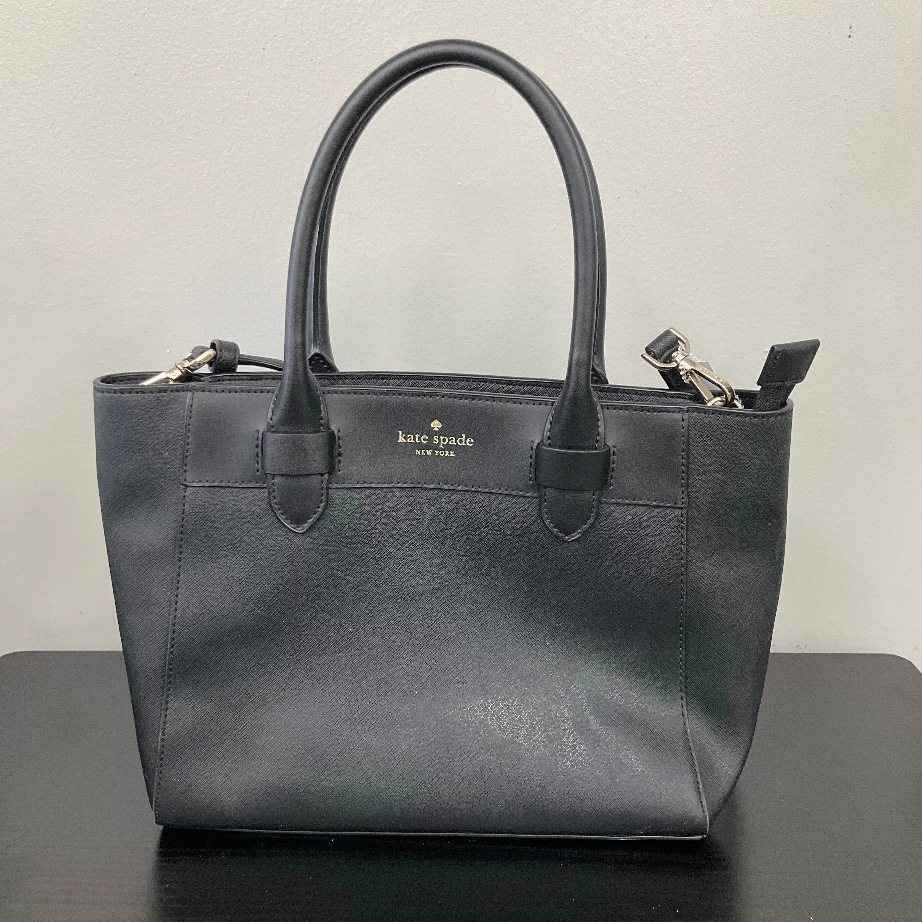 Crossbody Designer By Kate Spade In Black, Size:Small