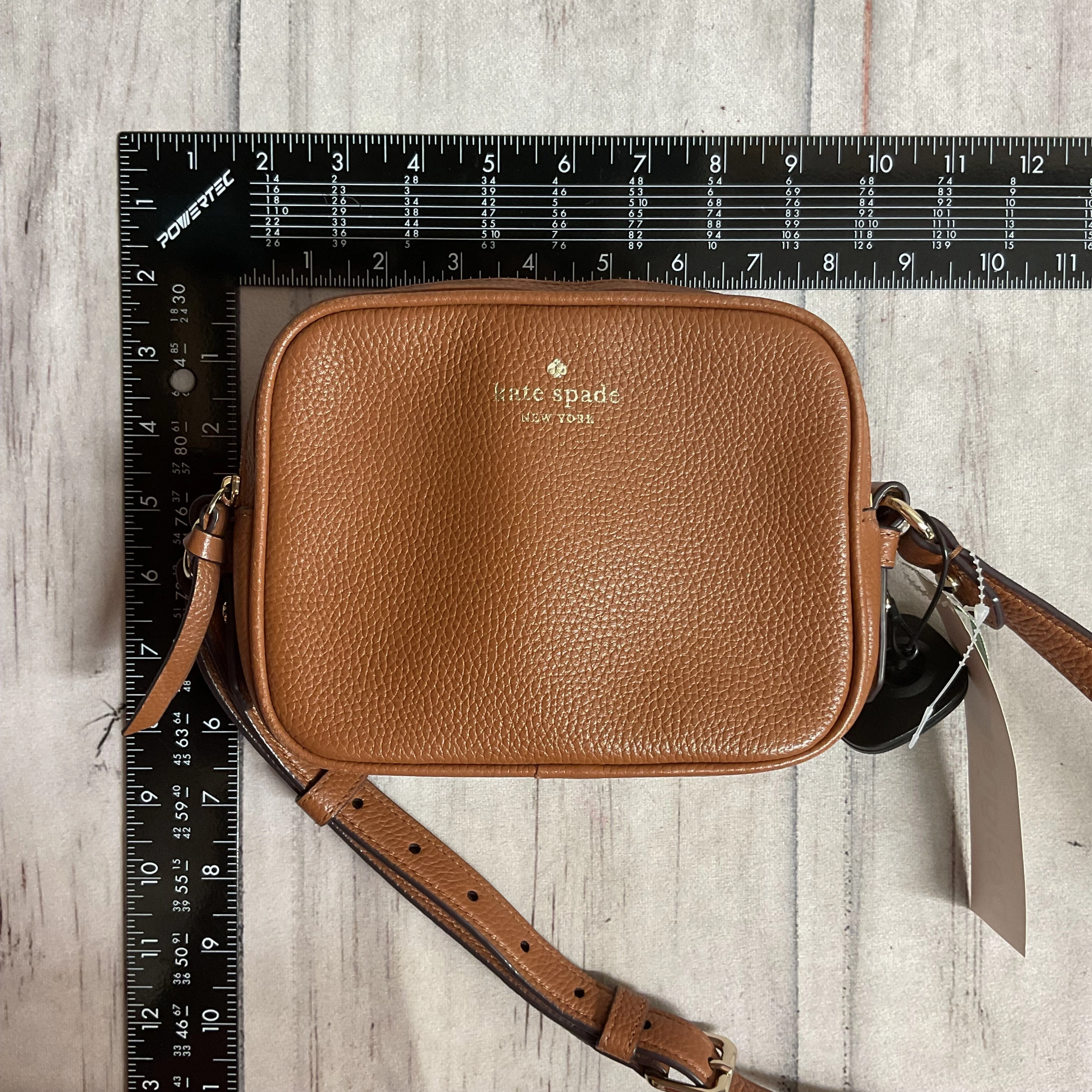 Crossbody Designer By Kate Spade In Brown, Size:Small