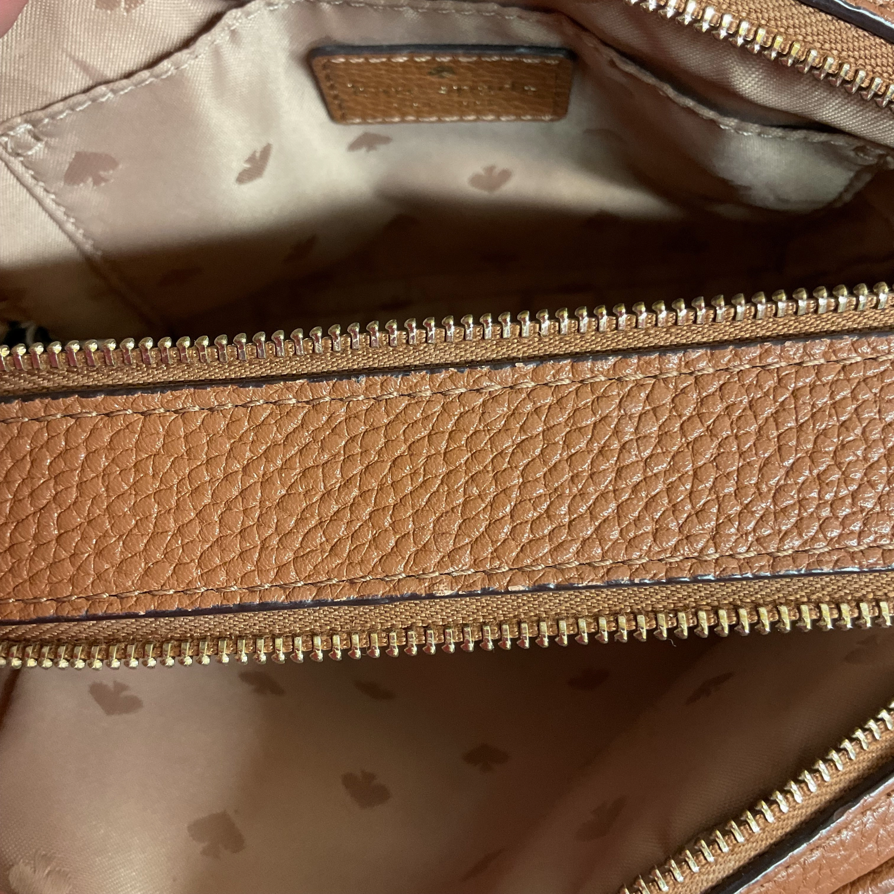 Crossbody Designer By Kate Spade In Brown, Size:Small