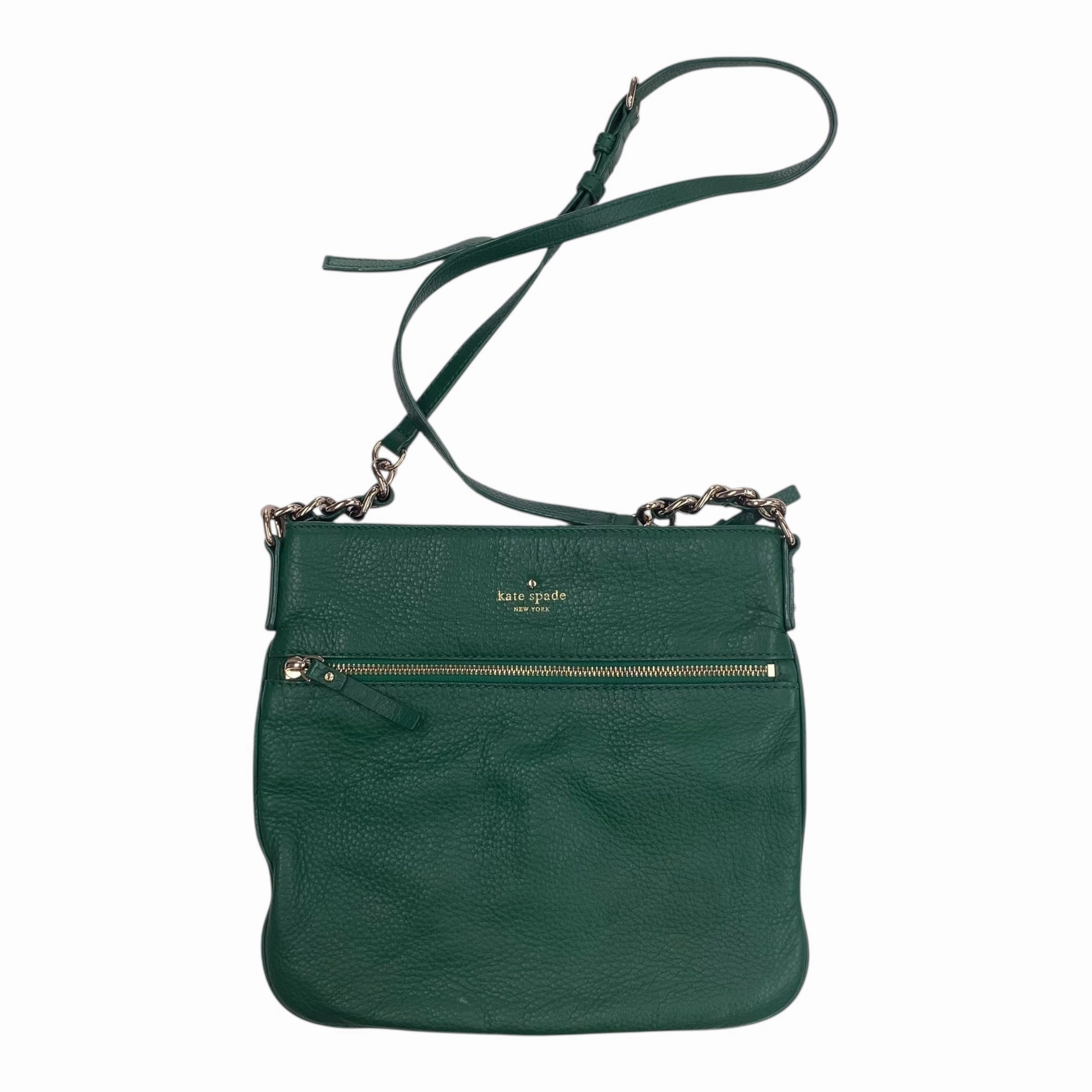 Crossbody Designer By Kate Spade In Green, Size:Medium