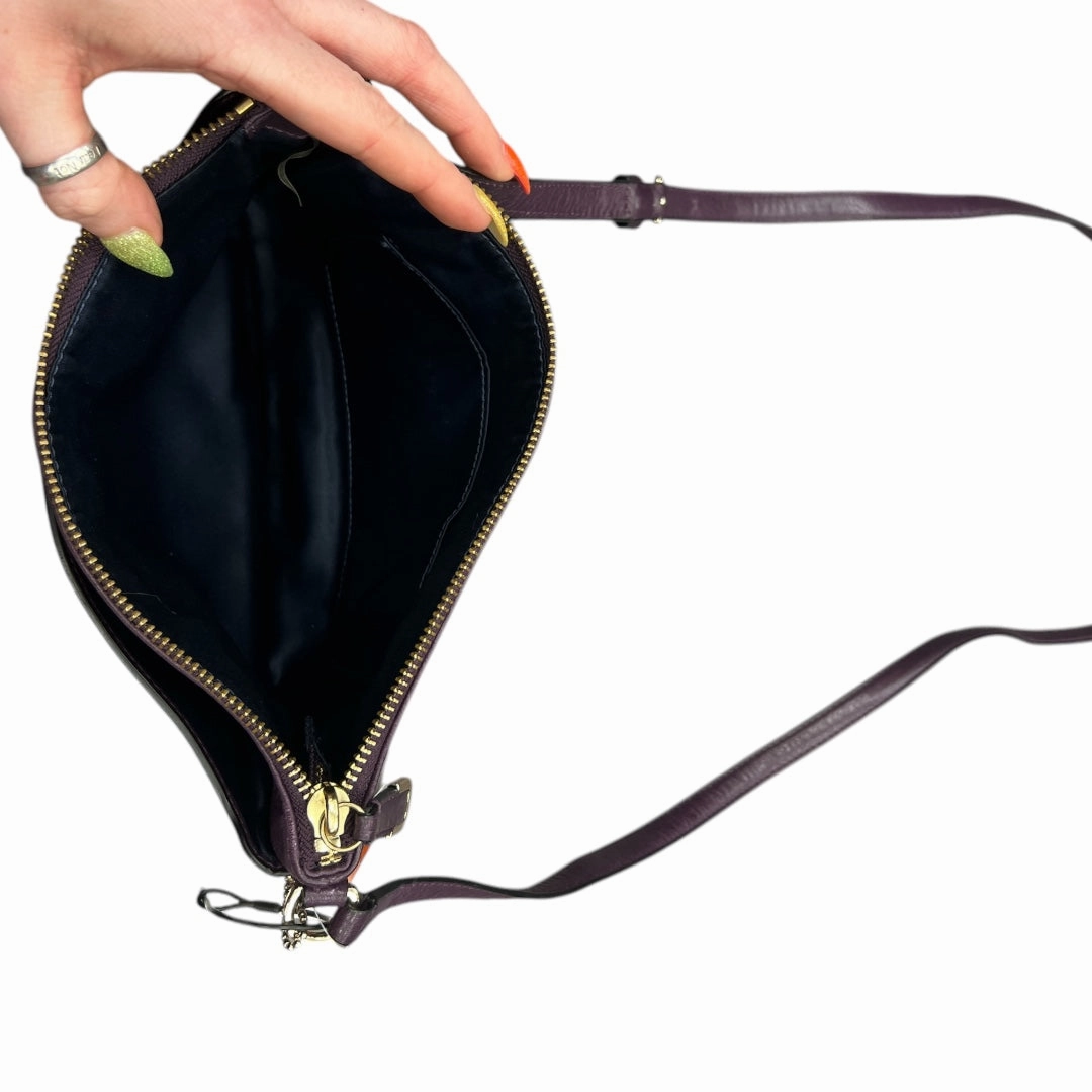 Crossbody Designer By Kate Spade In Maroon, Size:Small