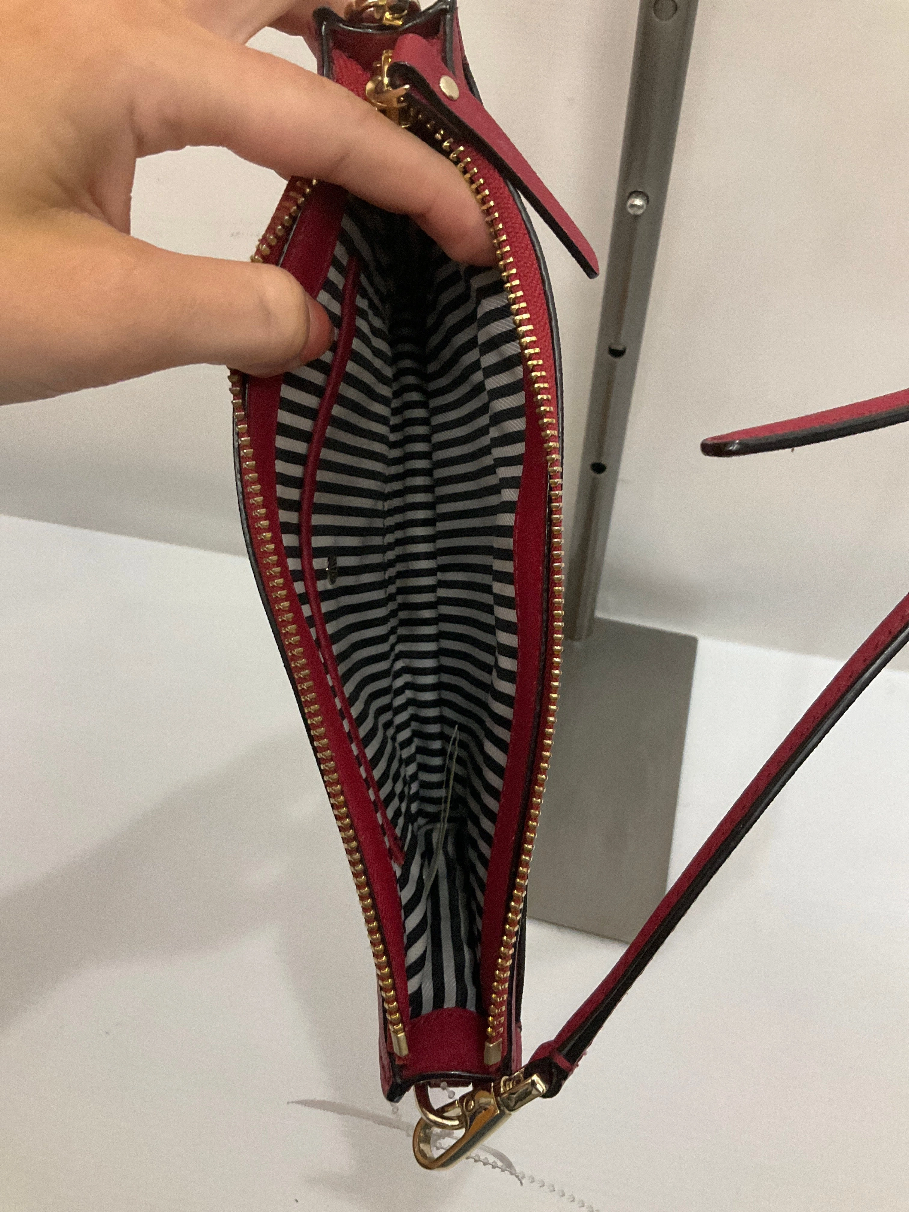 Crossbody Designer By Kate Spade In Red, Size:Small