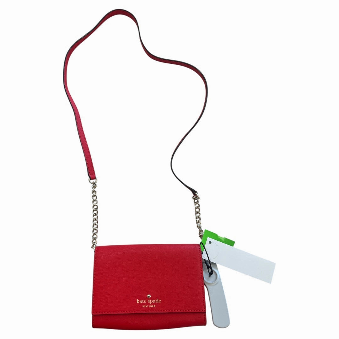 Crossbody Designer By Kate Spade In Red, Size:Small