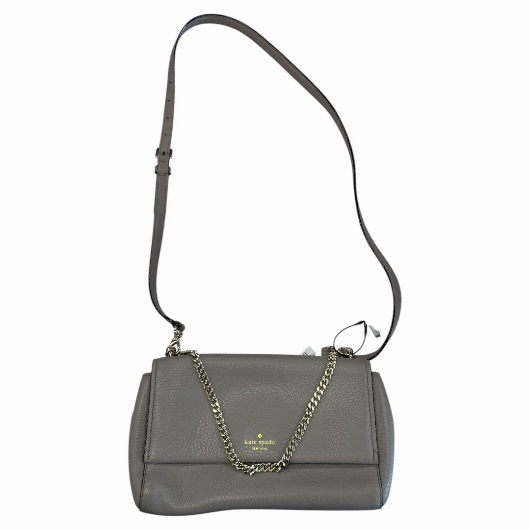 Crossbody Designer By Kate Spade In Taupe, Size:Small