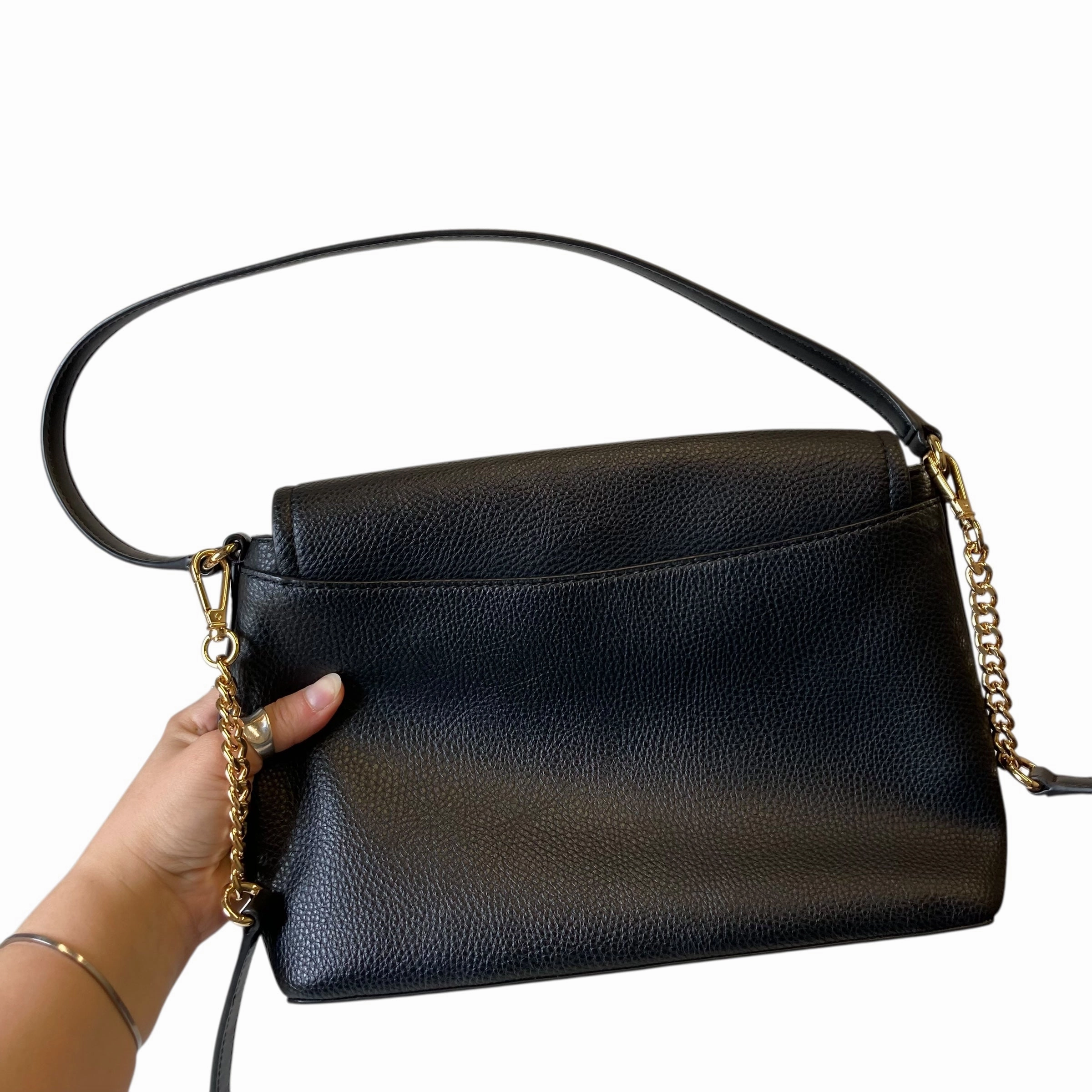 Crossbody Designer By Michael Kors In Black, Size:Medium