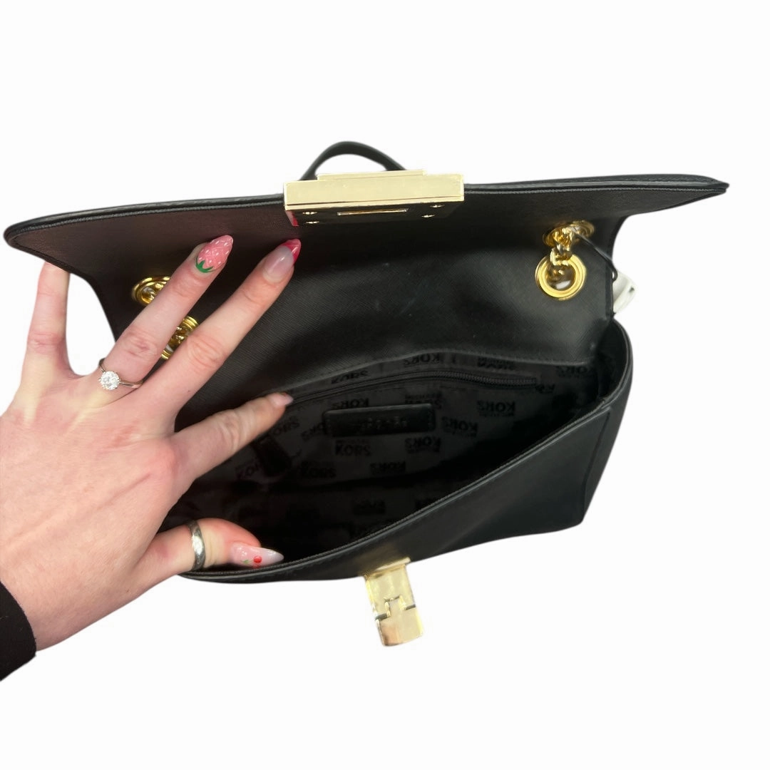 Crossbody Designer By Michael Kors In Black, Size:Medium