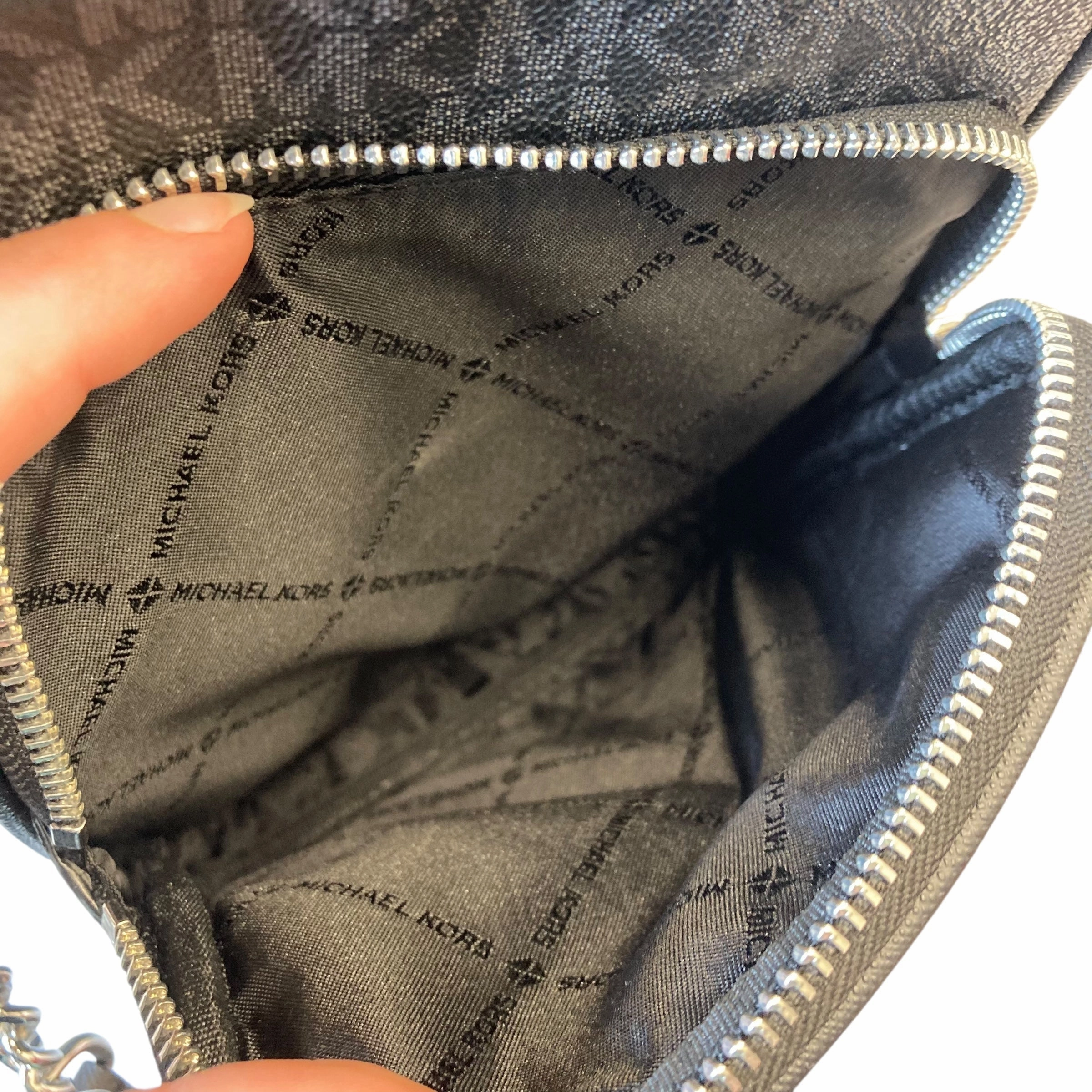 Crossbody Designer By Michael Kors In Black, Size:Small