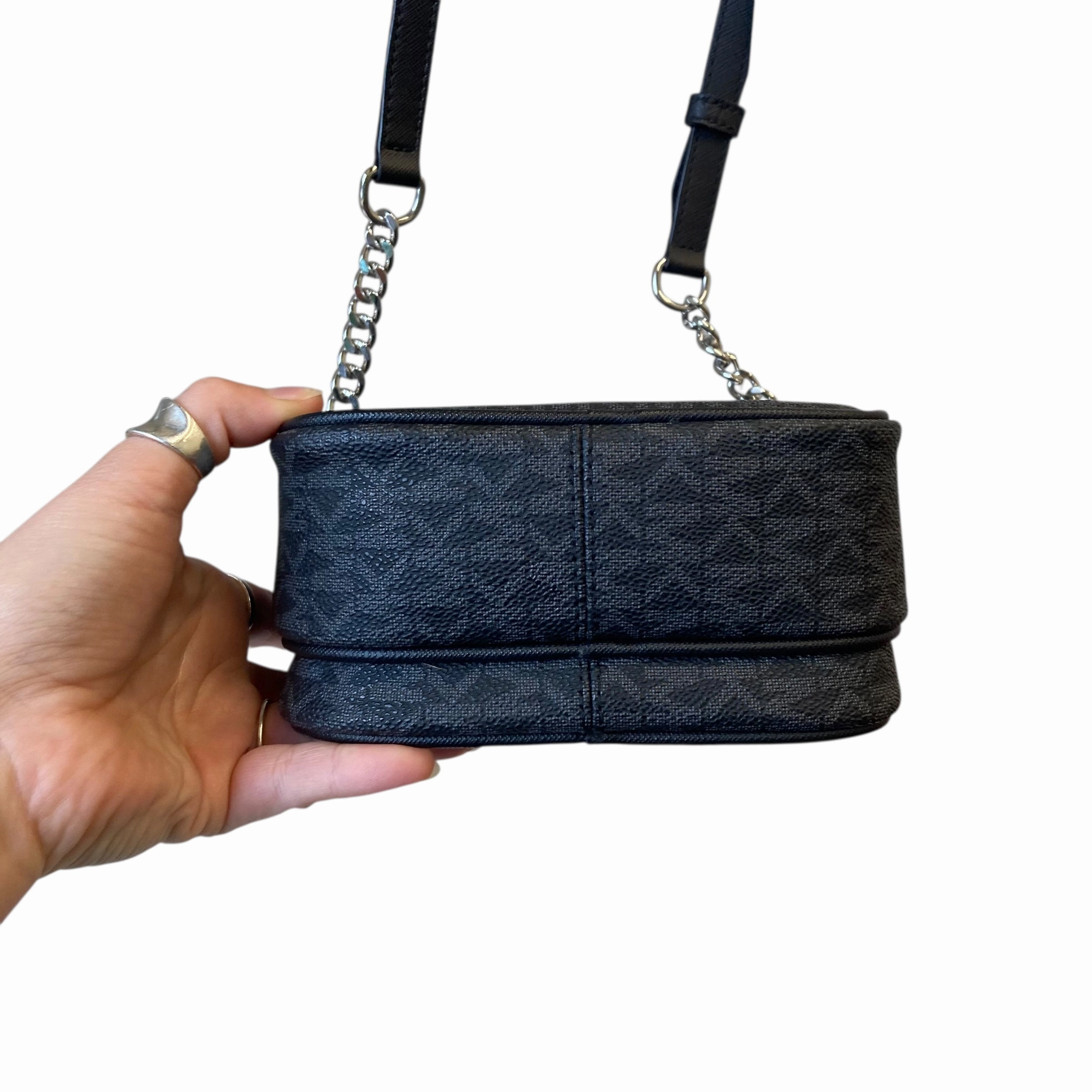 Crossbody Designer By Michael Kors In Black, Size:Small