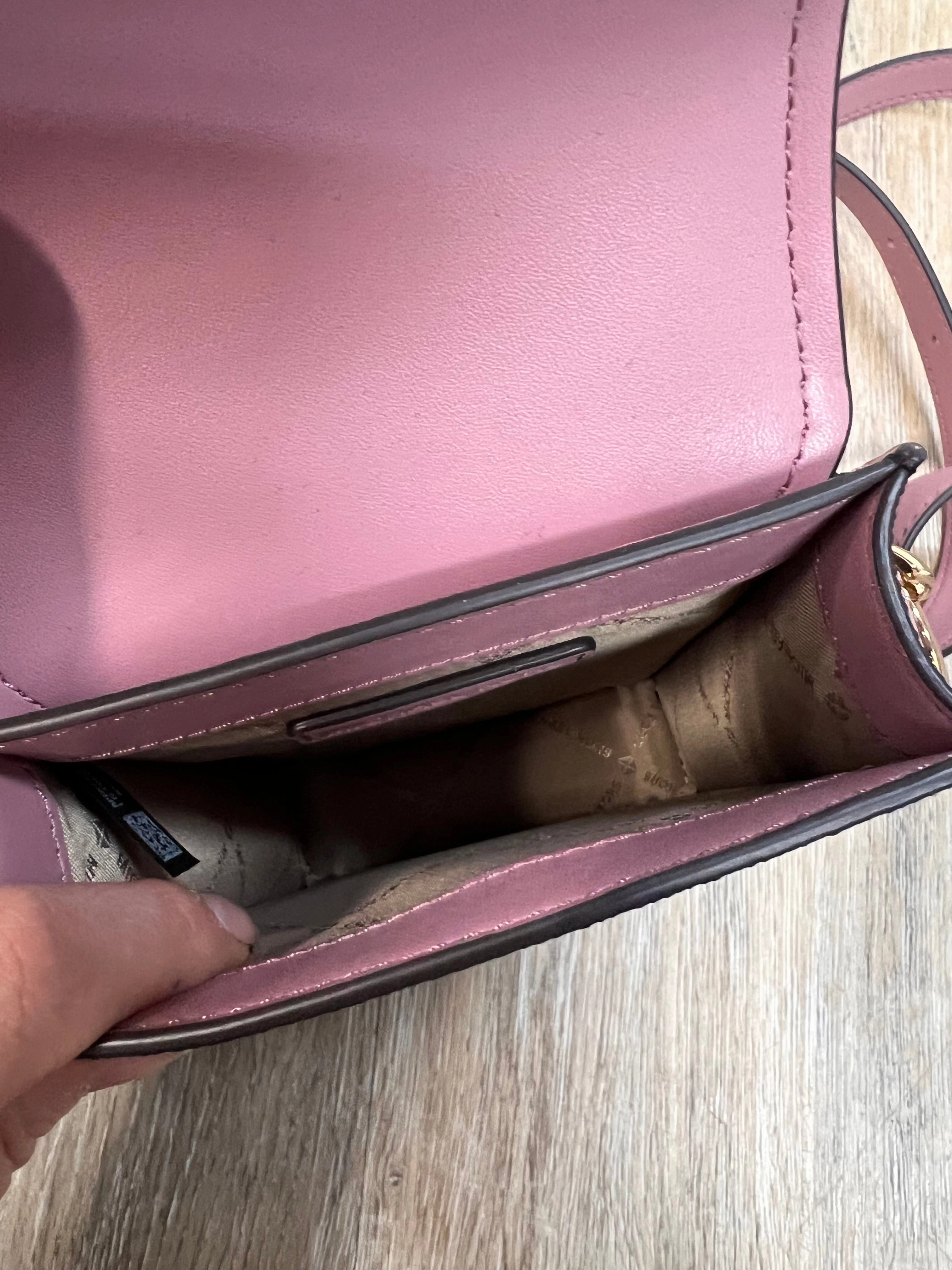 CROSSBODY DESIGNER by MICHAEL KORS In BROWN & PINK, Size: SMALL