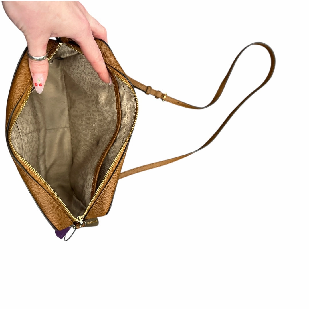 Crossbody Designer By Michael Kors In Brown, Size:Medium