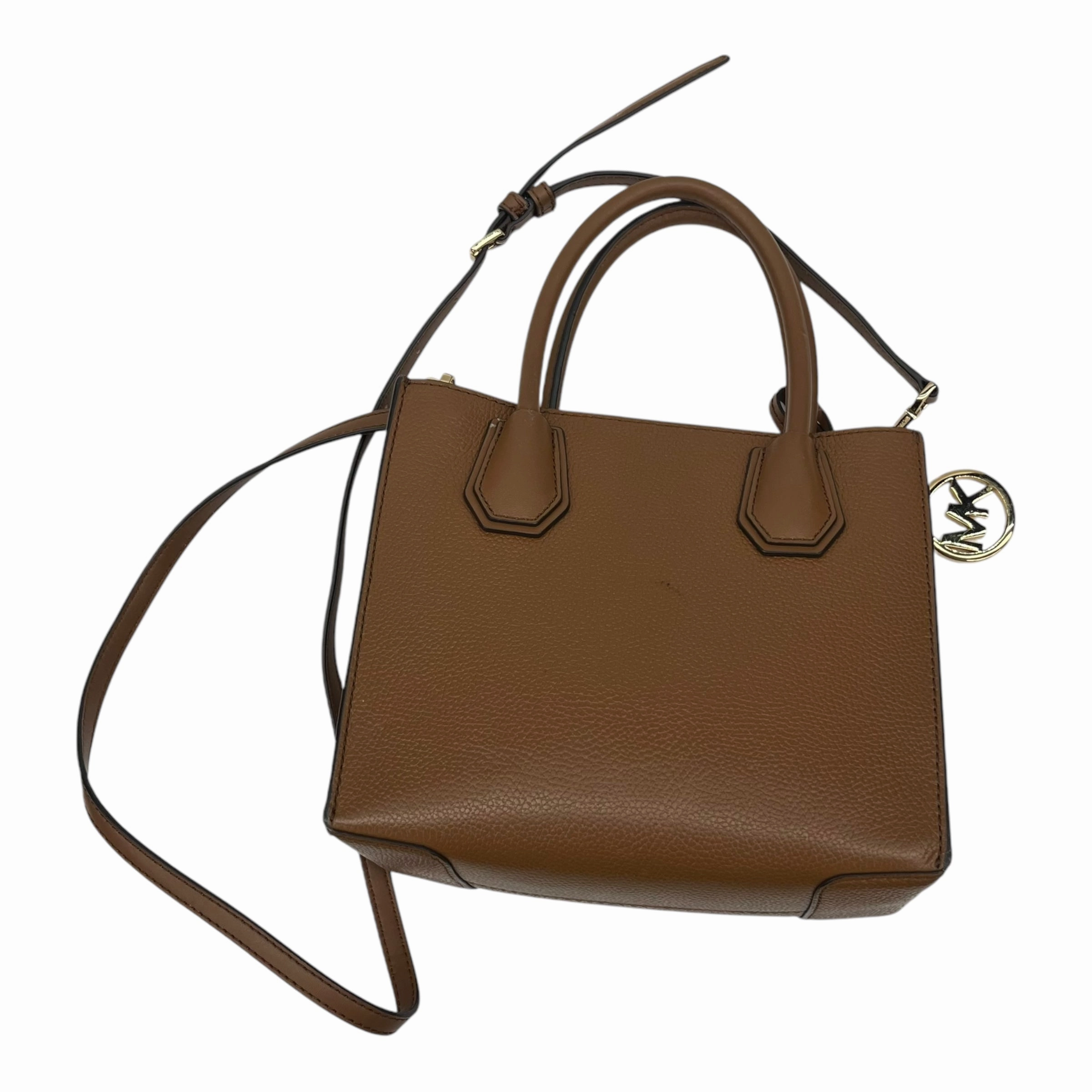 Crossbody Designer By Michael Kors In Brown, Size:Medium