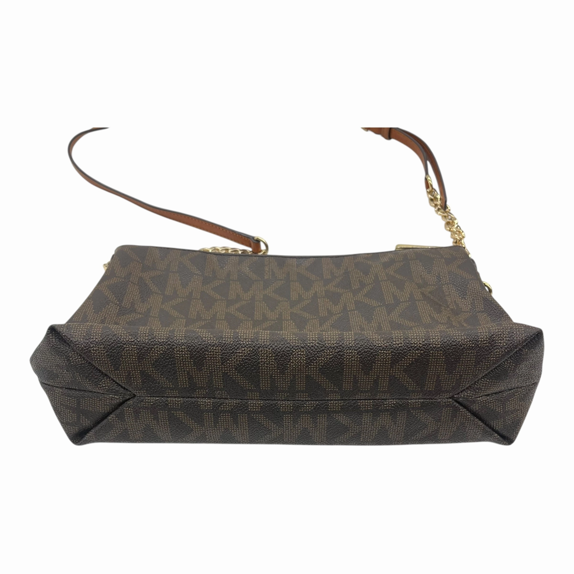Crossbody Designer By Michael Kors In Brown, Size:Medium